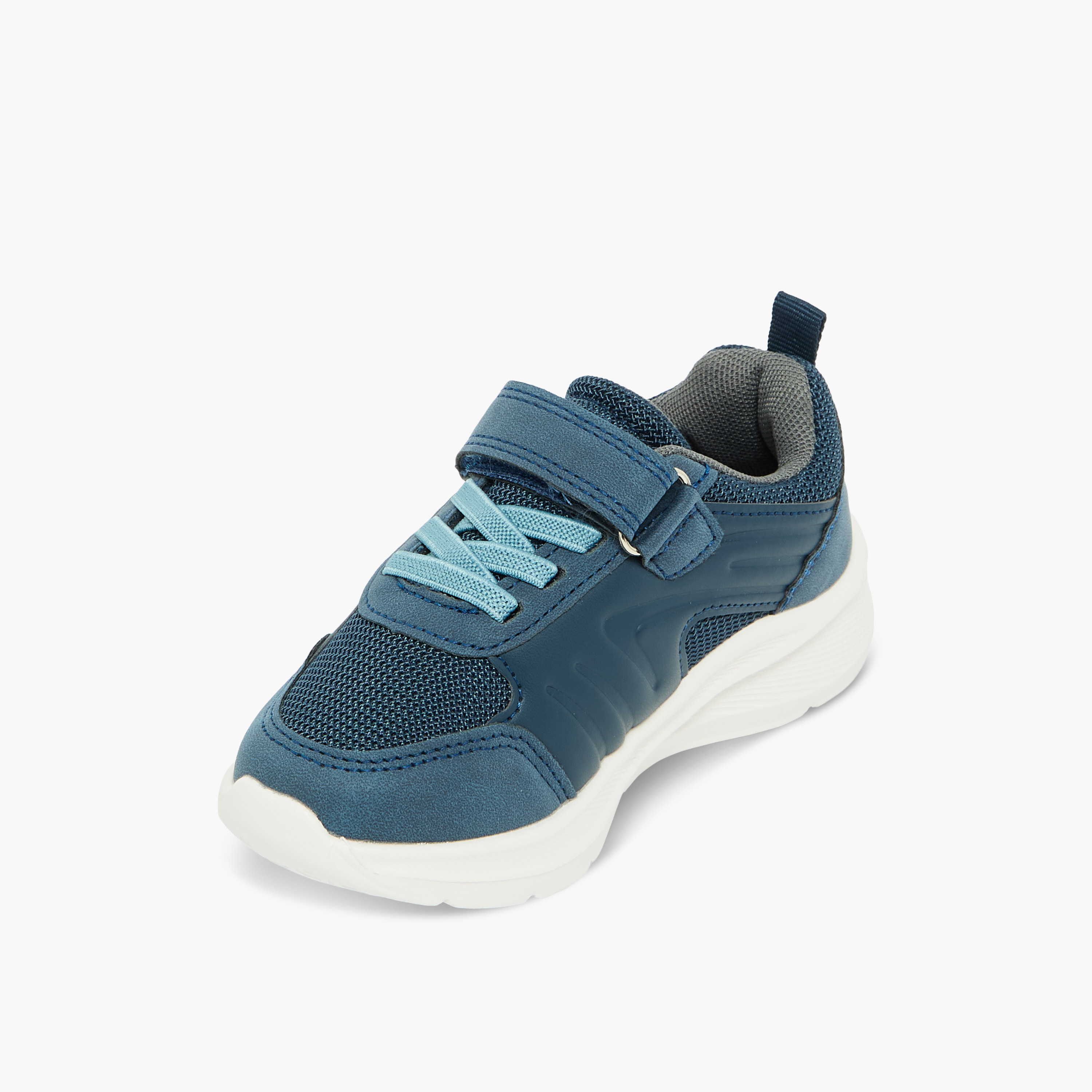 Juniors Boys Hook & Loop Ankle Sneakers-boys-shoes-sneakers-image-4