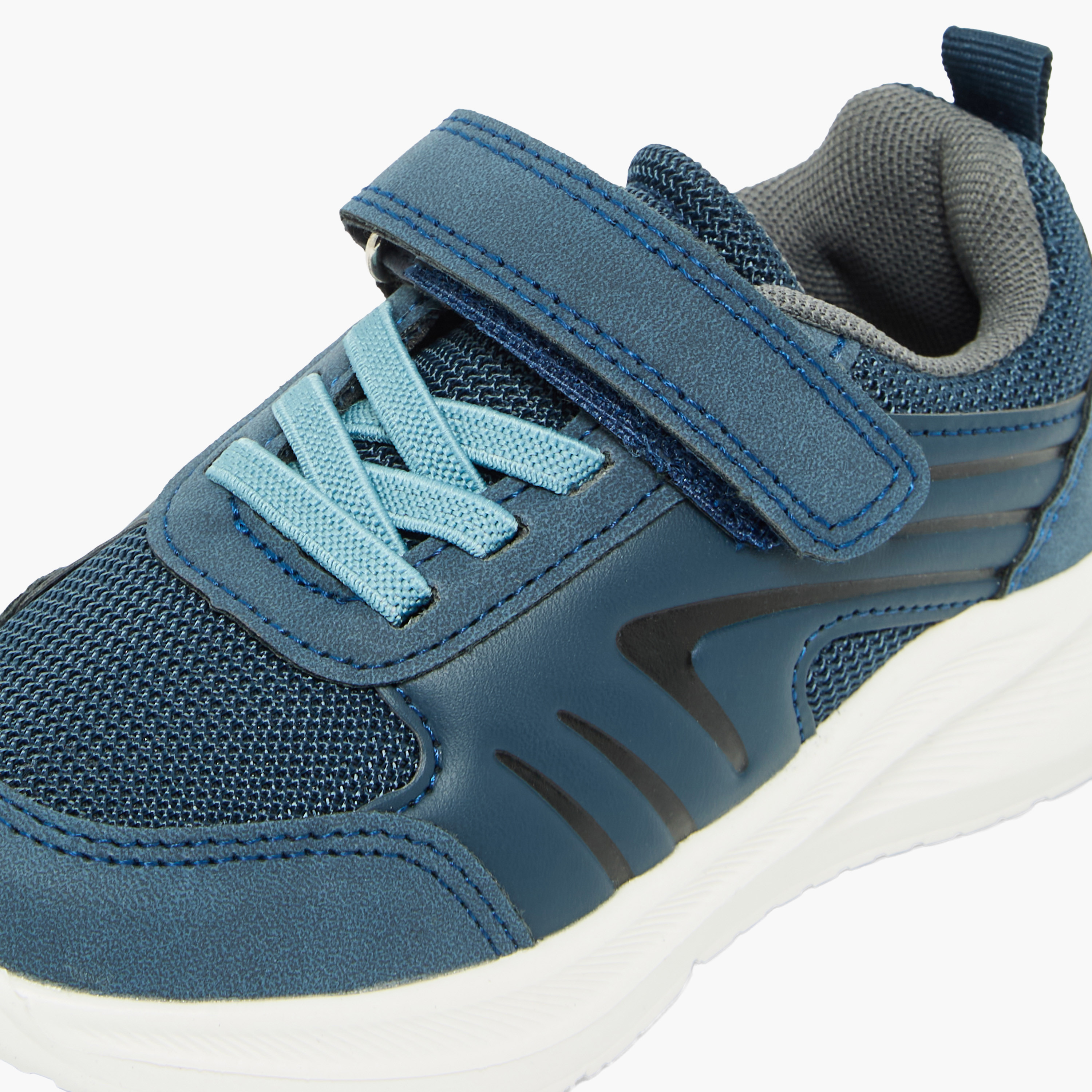 Juniors Boys Hook & Loop Ankle Sneakers-boys-shoes-sneakers-image-7