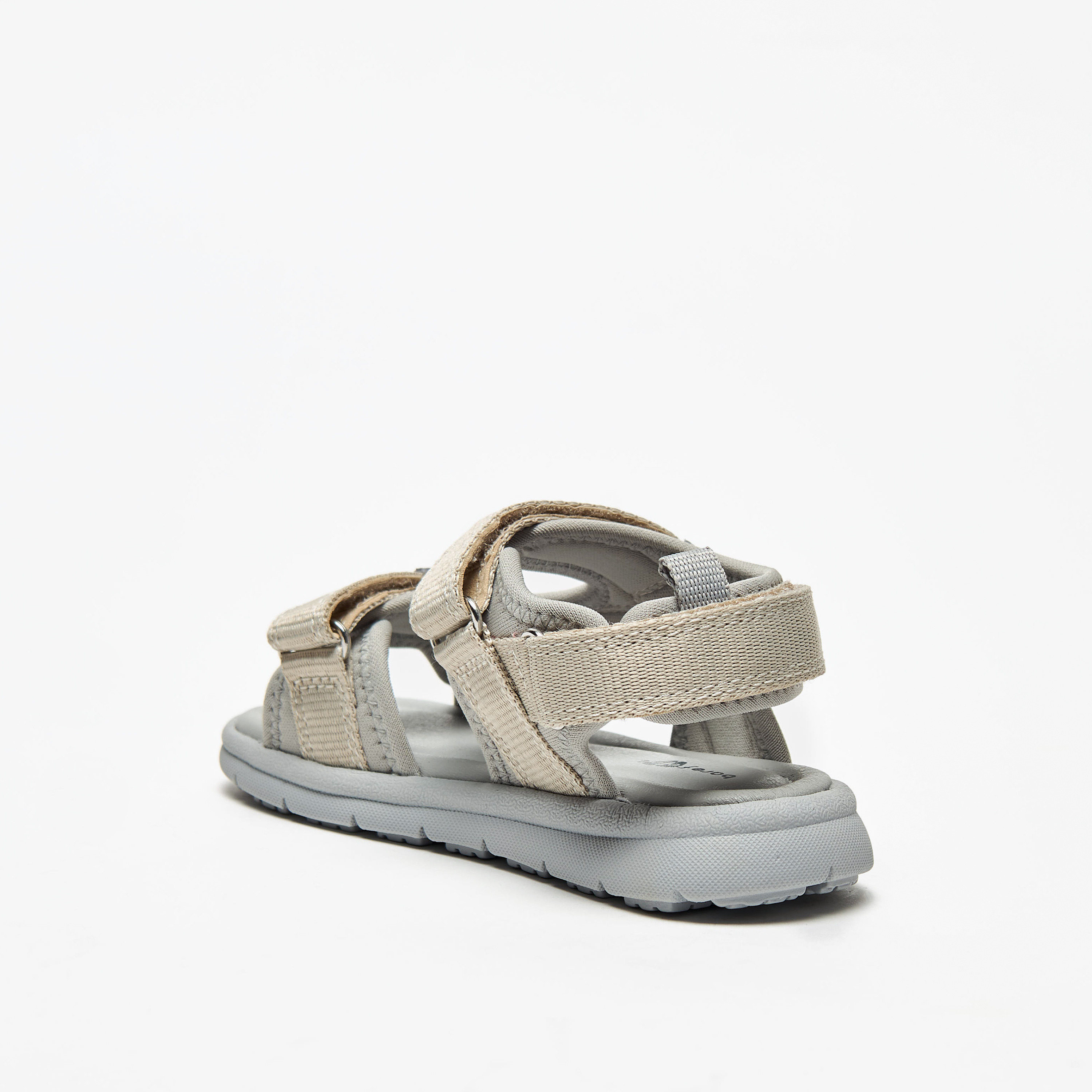 Barefeet Textured Floaters with Hook and Loop Closure-boys-shoes-sandals-image-2