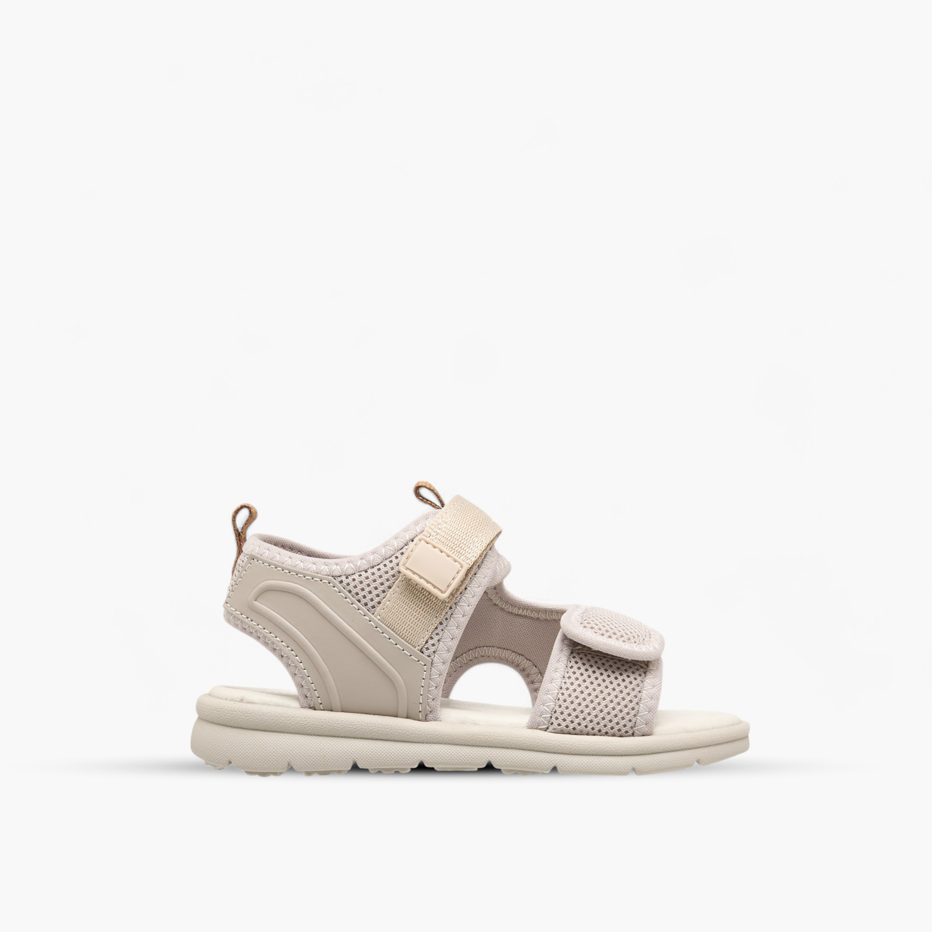 صندل مسطح بارز الملمس بشريط إغلاق لاصق من جونيورز-boys-shoes-sandals-image-3