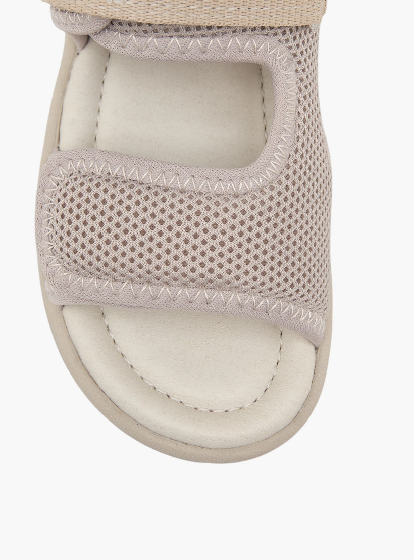 صندل مسطح بارز الملمس بشريط إغلاق لاصق من جونيورز-boys-shoes-sandals-image-4