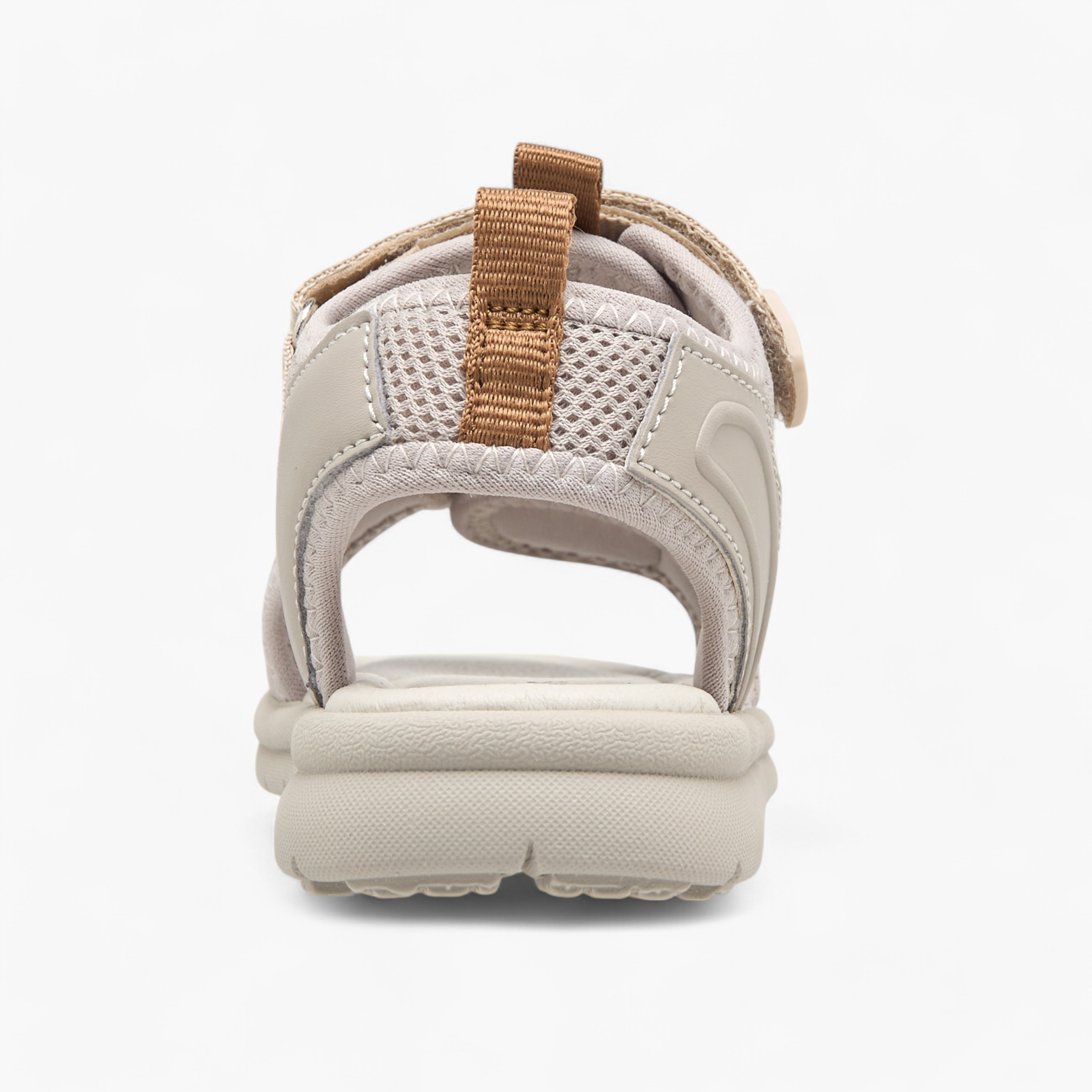 Juniors Textured Floaters with Hook and Loop Closure-boys-shoes-sandals-image-5