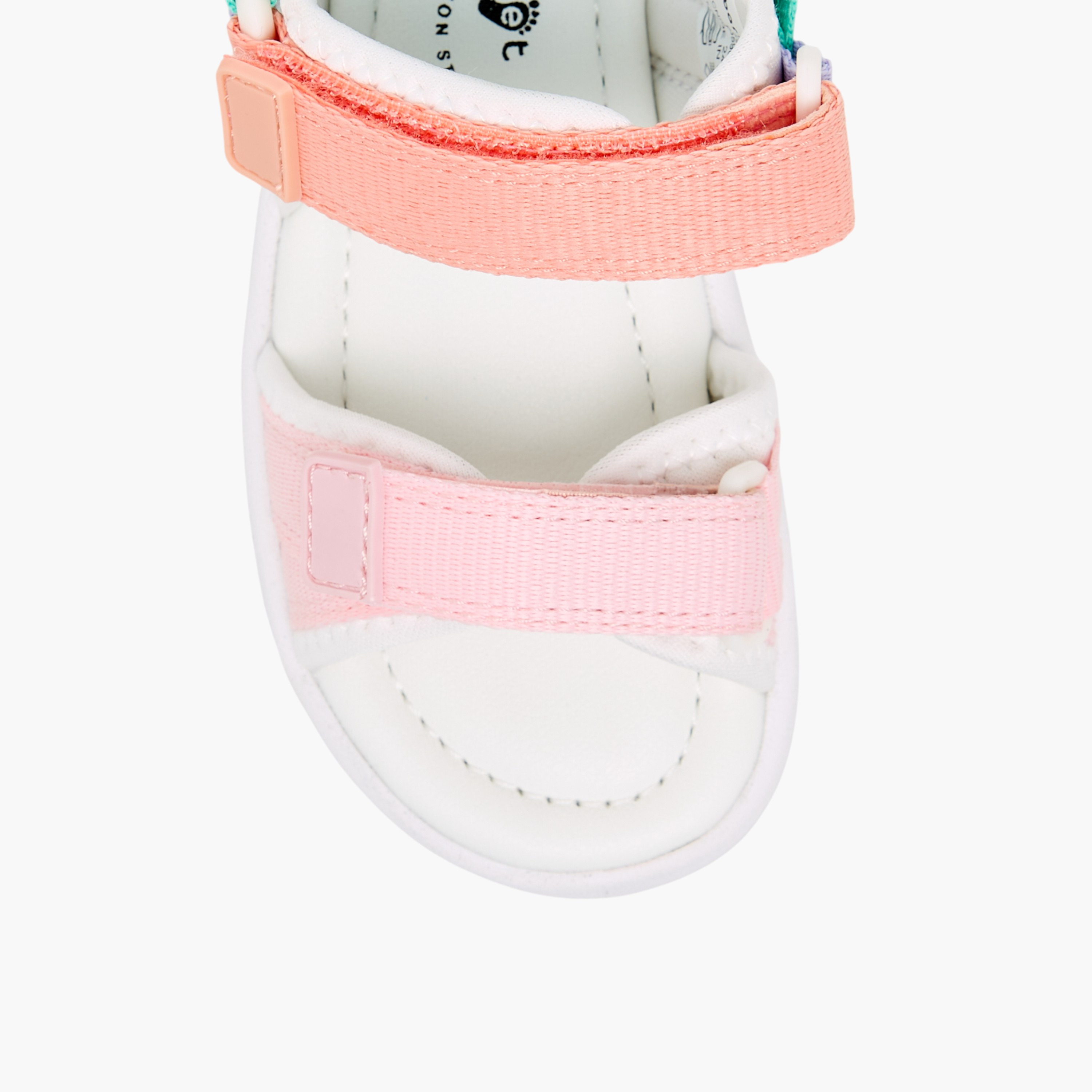 Barefeet Girls Colourblock Hook and Loop Sandals-girls-shoes-sandals-image-3