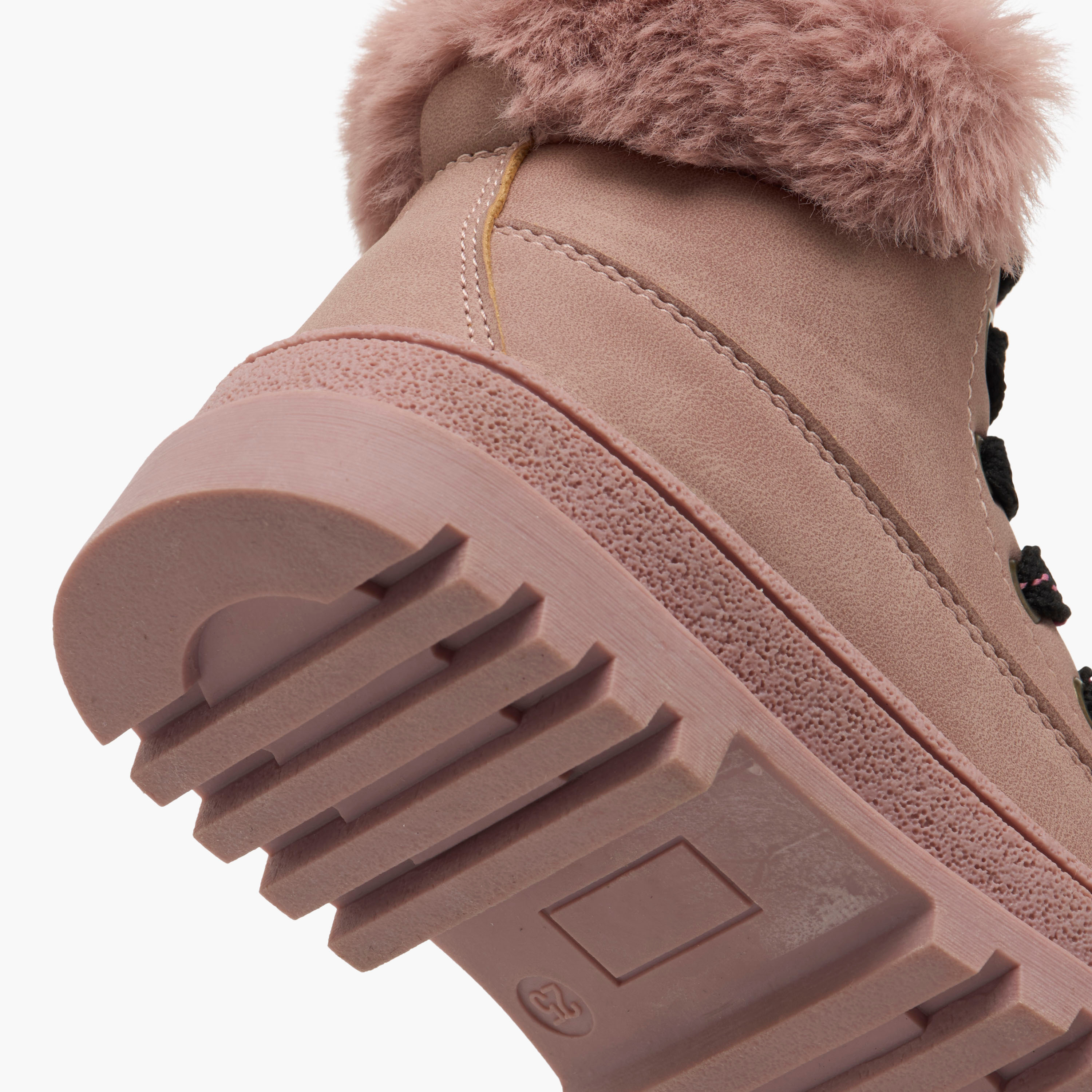 Flora Bella Girls Faux Fur Detail High Cut Boots-girls-shoes-boots-image-5
