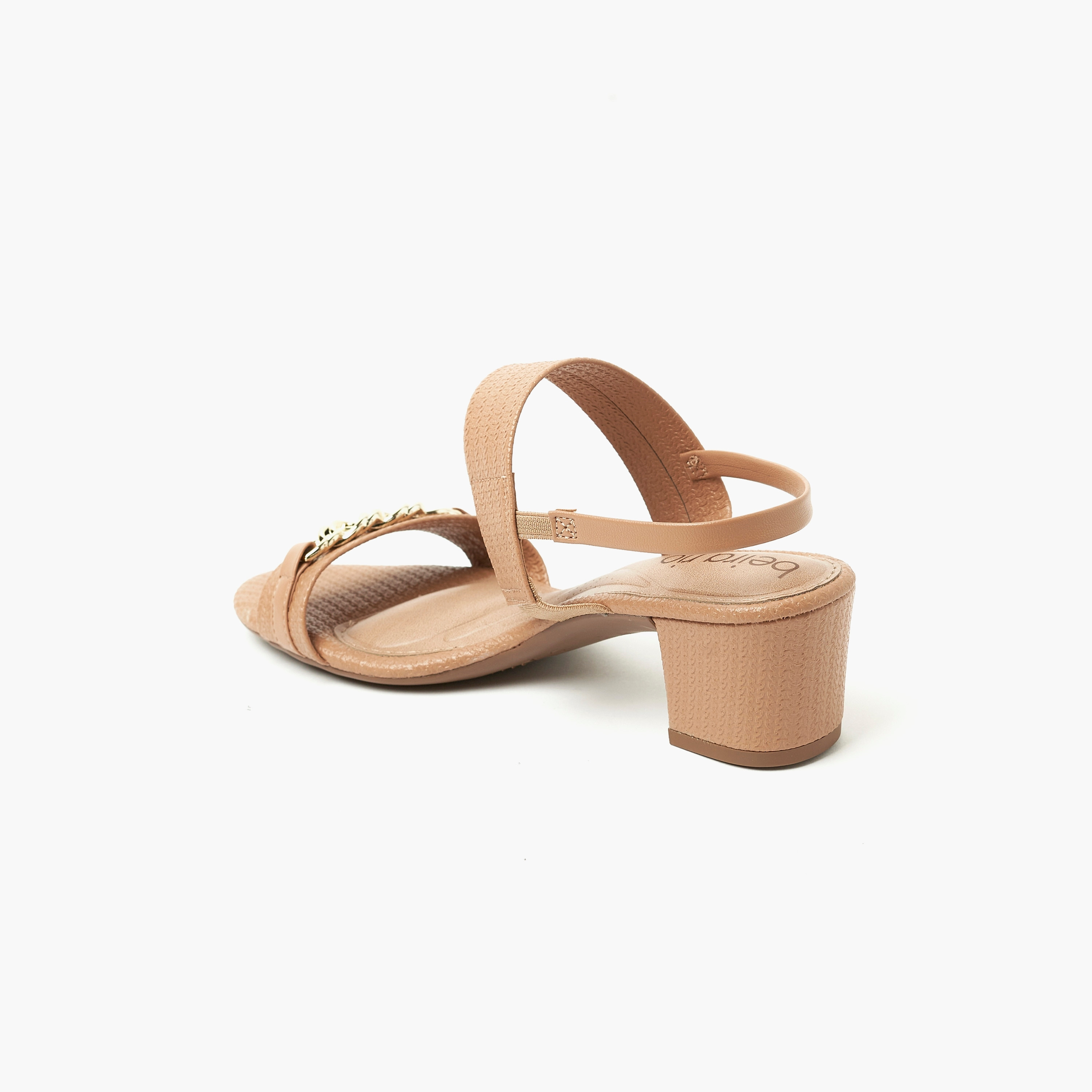 Beira Rio by Geoomnii  Women's Block Heel Sandals with Slingback | 8246-1201-26075      -women-shoes-heels-image-3