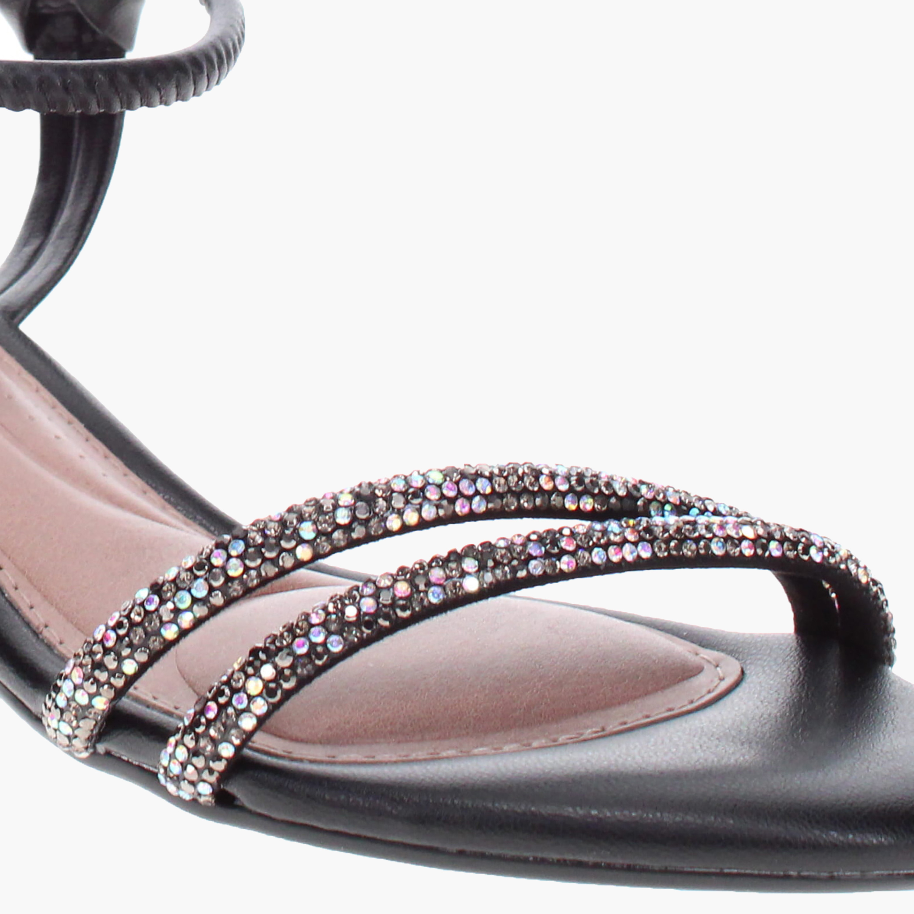 Beira Rio by Geoomnii  Women's Elastic Eudora Block Heels | 8246-1205-26514-93042       -women-shoes-heels-image-5