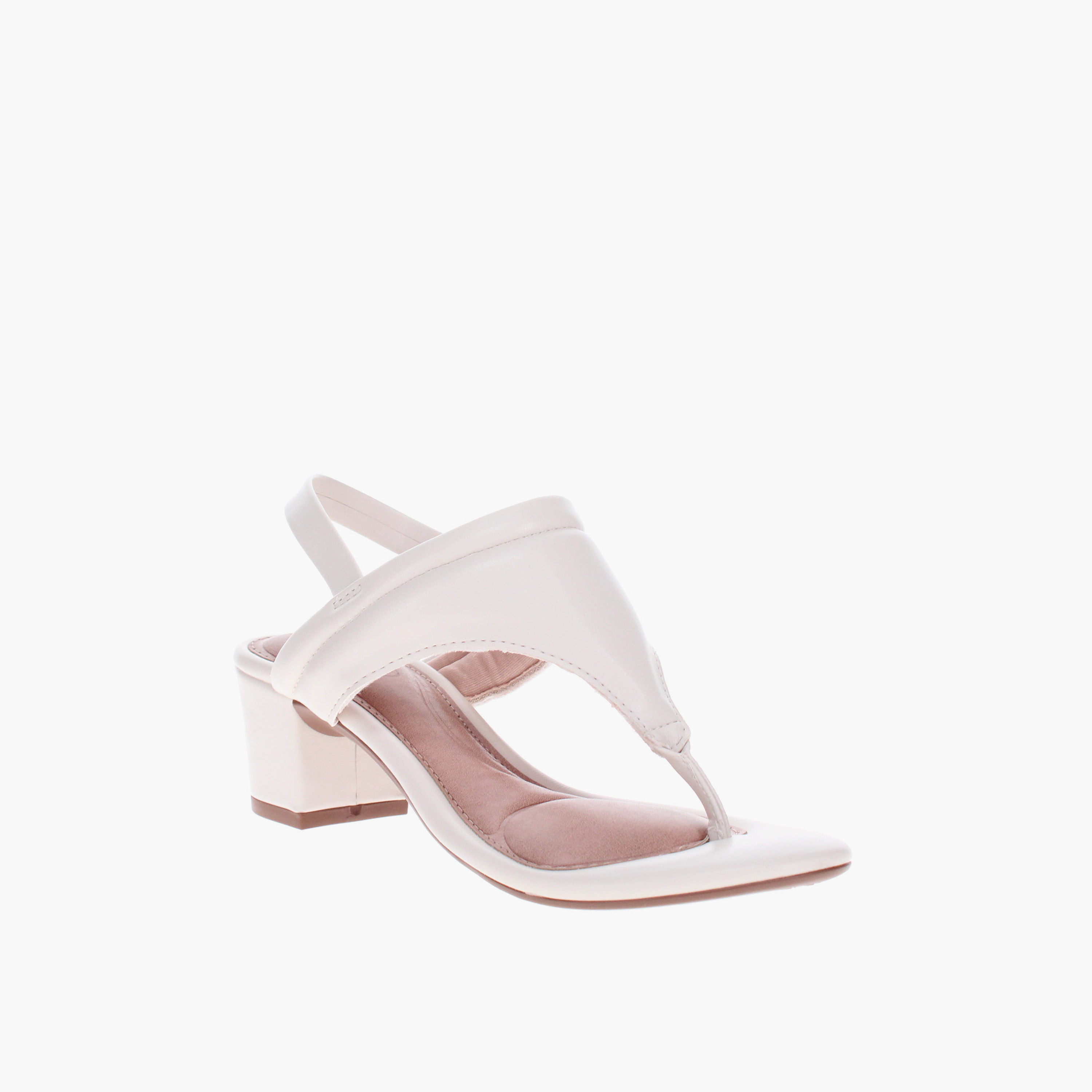 Beira Rio by Geoomnii  Women's Elastic Theodosius Block Heels | 8246-1207-9569-35312       -women-shoes-heels-image-1