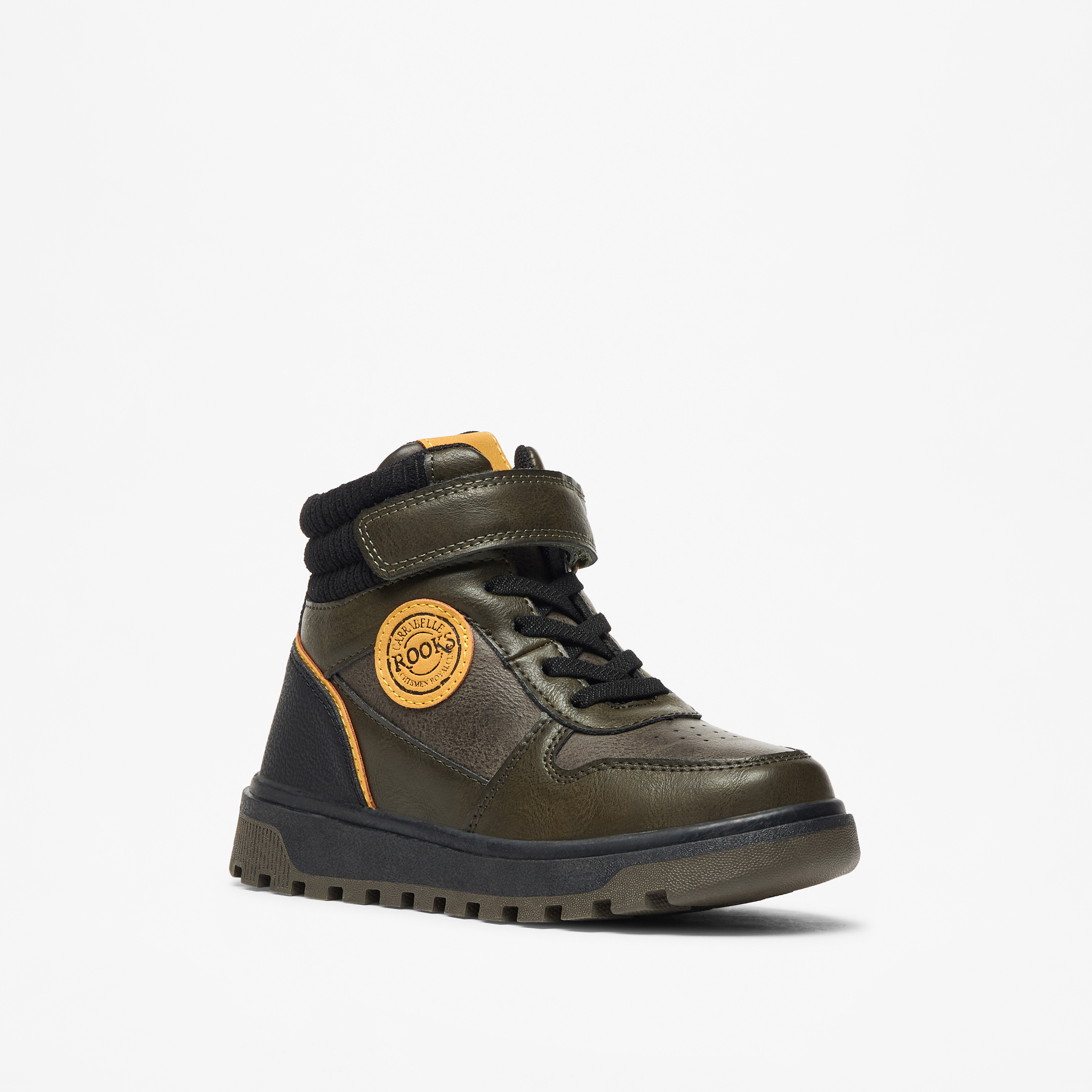 بوت بقصة عالية وألواح وشريط إغلاق من إل بي إل من شو إكسبرس-boys-shoes-boots-image-1