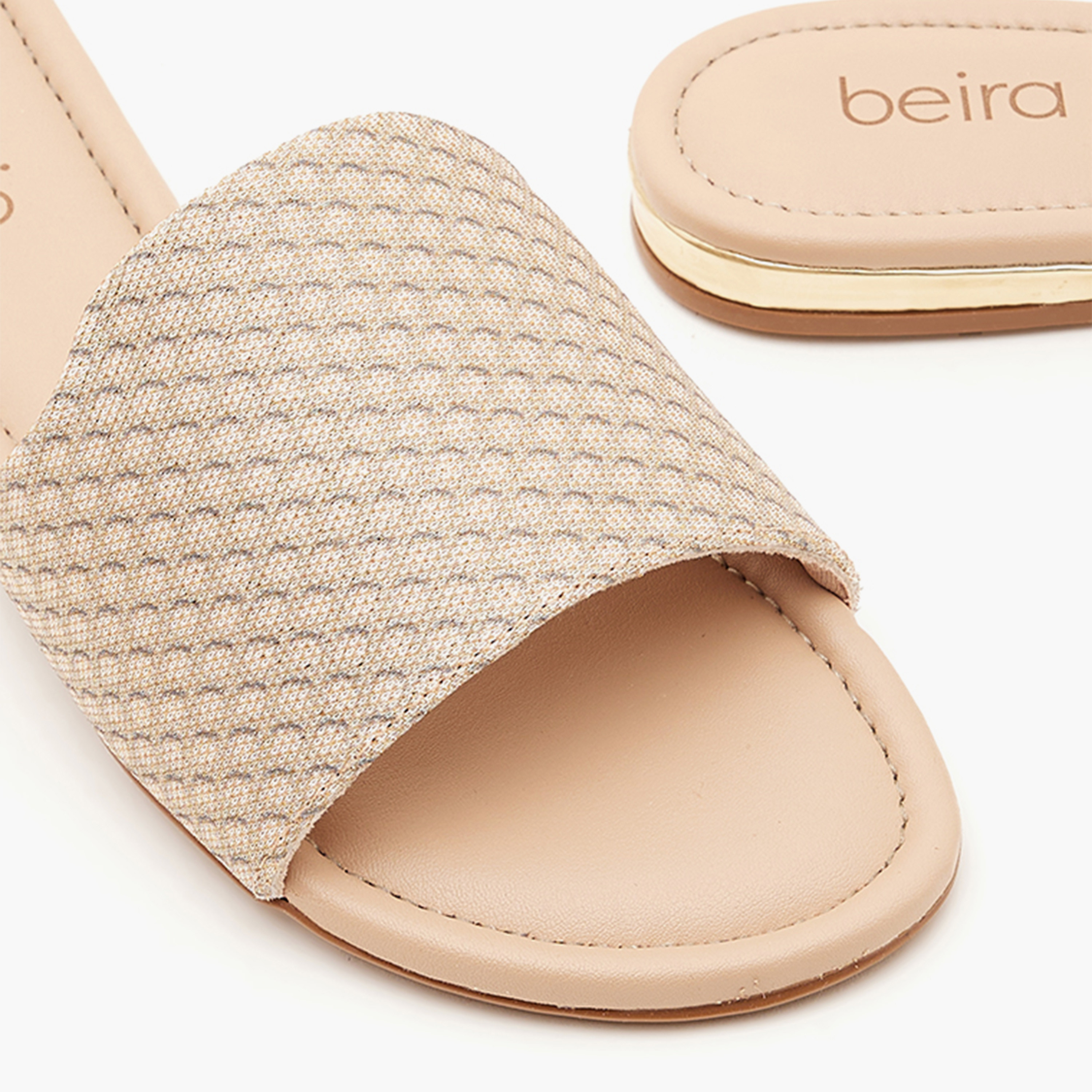 Beira Rio by Geoomnii  Women's Slip On Maxwelll Slide Sandals | 8263-859-25111-12099      -women-shoes-sandals-flats-image-4