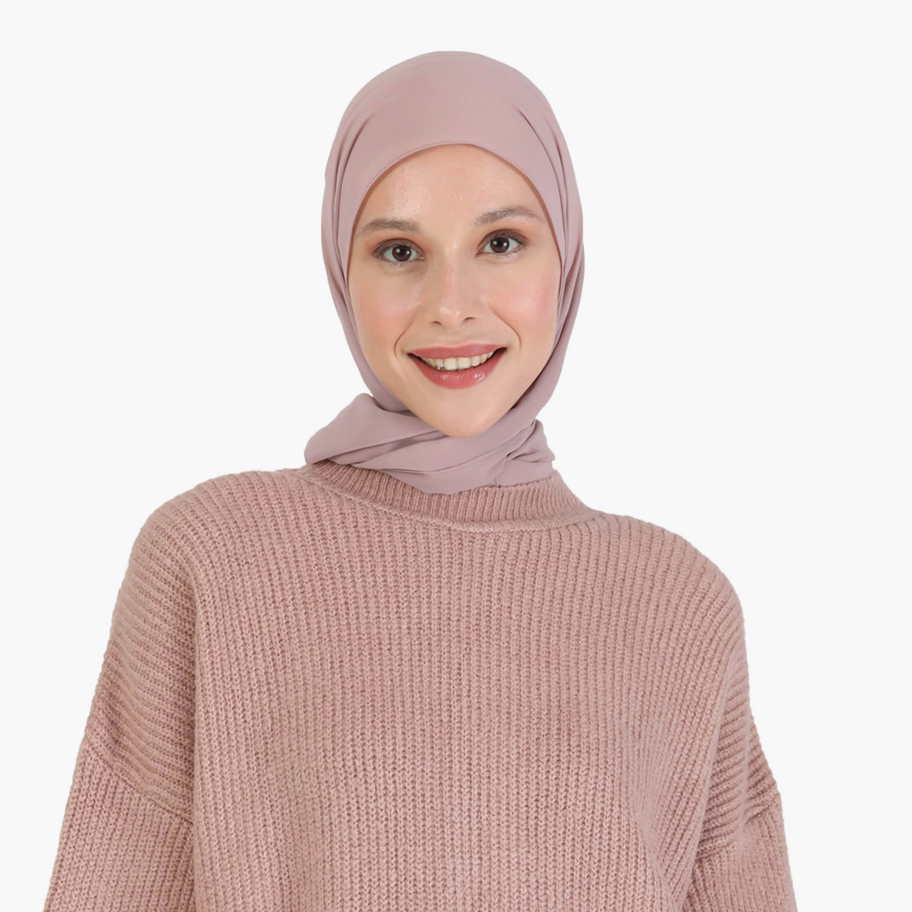 بلوزة تونيك منسوج مضلع بياقة دائرية من مودانيسا-women-clothing-shirtsandblouses-blouses-image-3