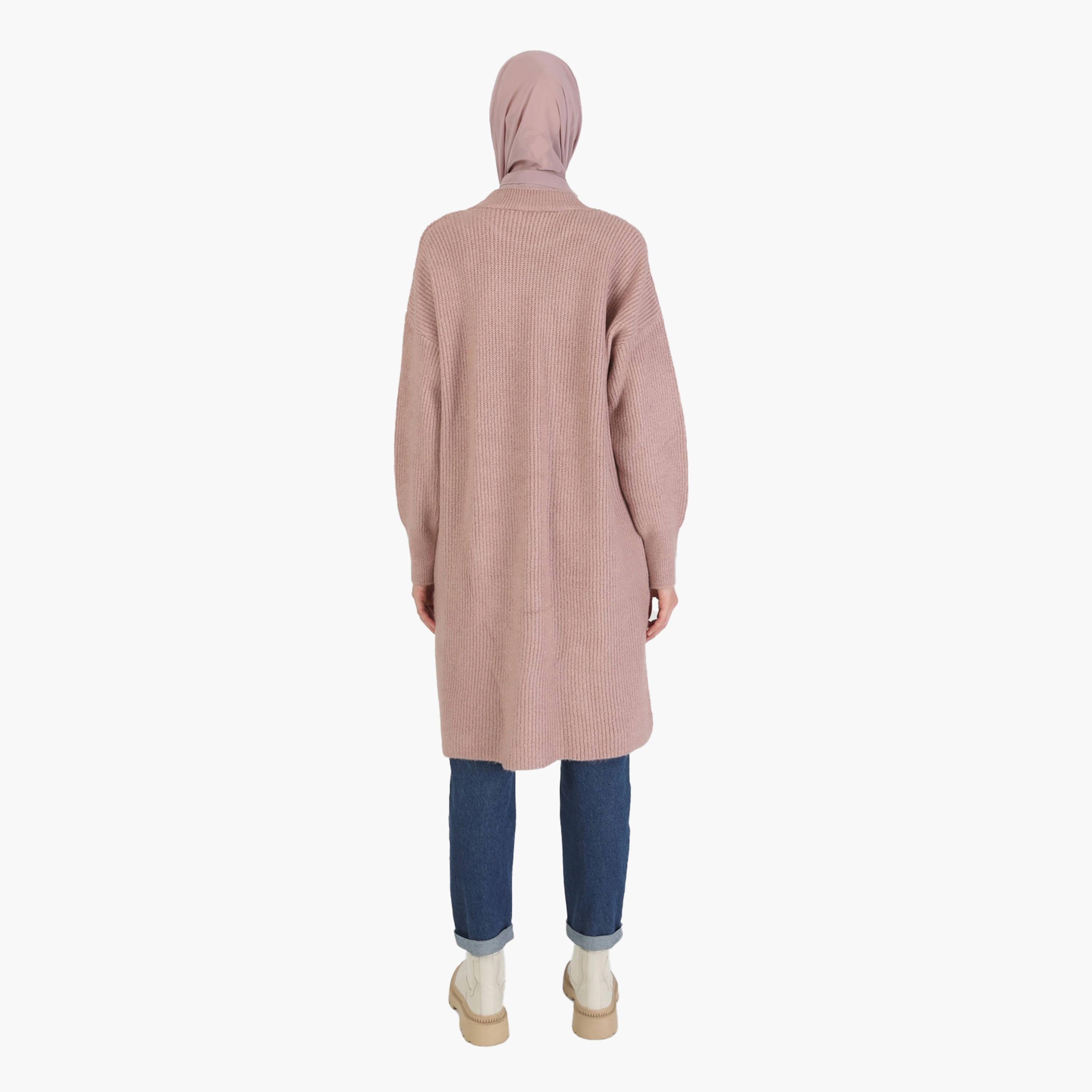 Modanisa Ribbed Crew Neck Knit Tunic-women-clothing-shirtsandblouses-blouses-image-5