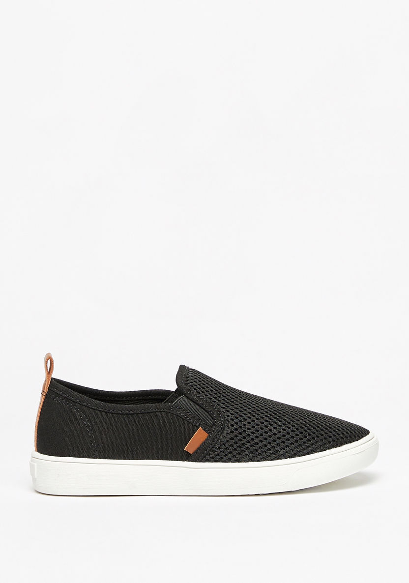 Mister Duchini Textured Slip-On Canvas Shoes-Boy%27s Casual Shoes-image-0