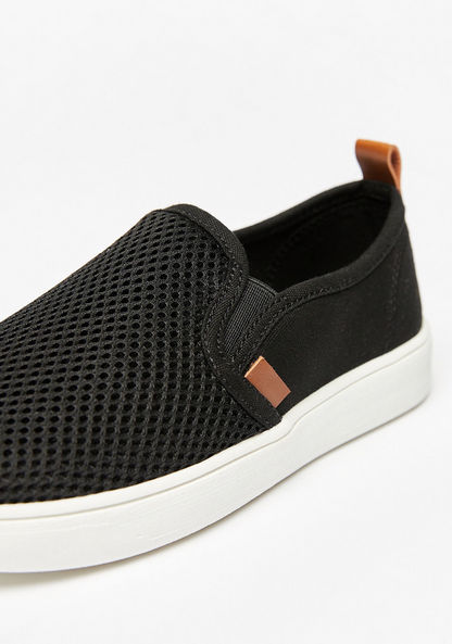 Mister Duchini Textured Slip-On Canvas Shoes-Boy%27s Casual Shoes-image-3