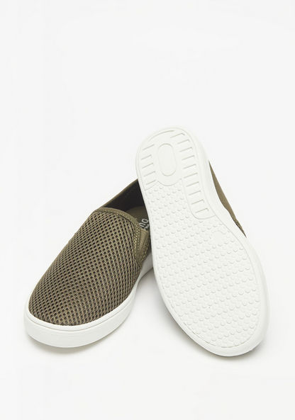 Mister Duchini Textured Slip-On Canvas Shoes-Boy%27s Casual Shoes-image-1