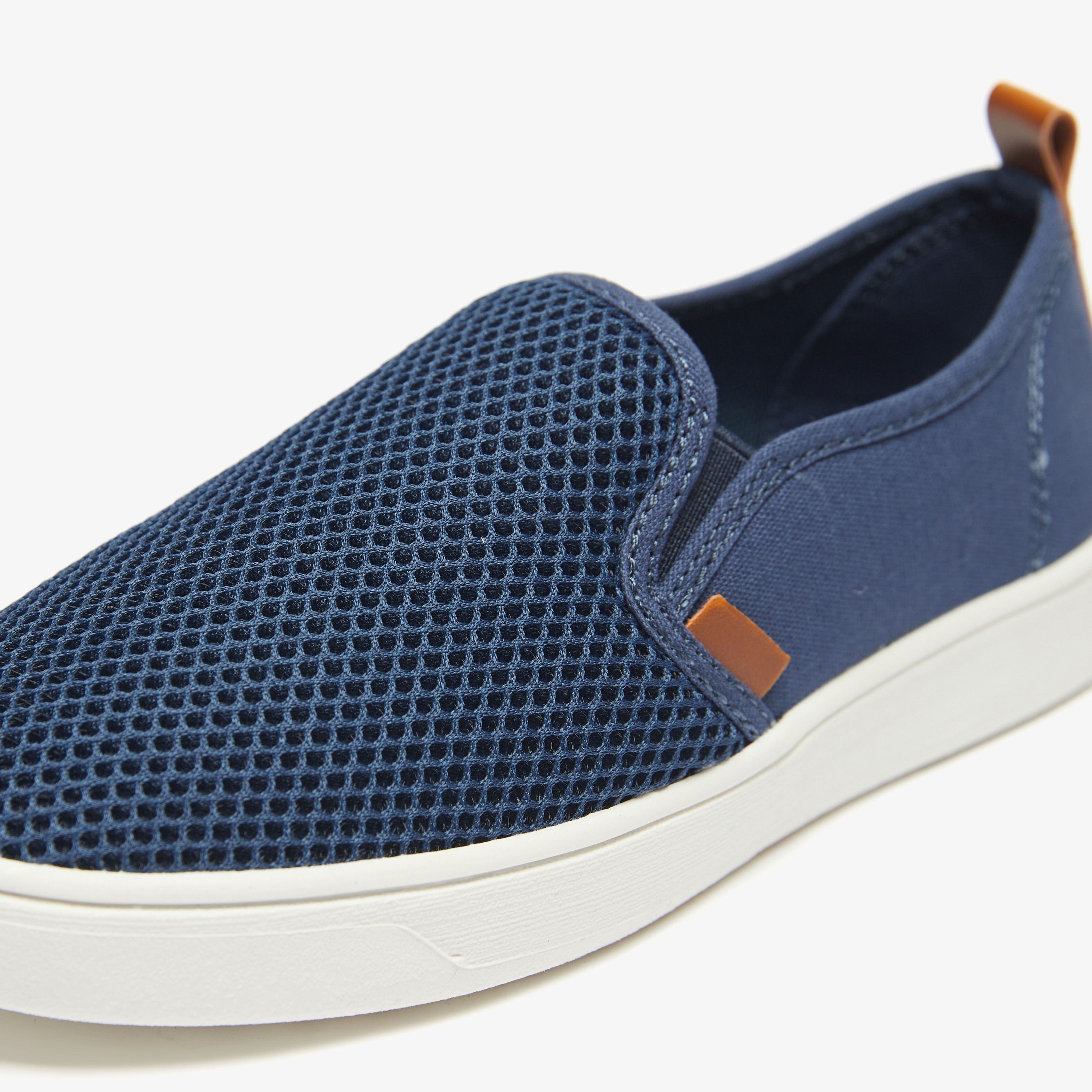 Boys canvas slip ons best sale