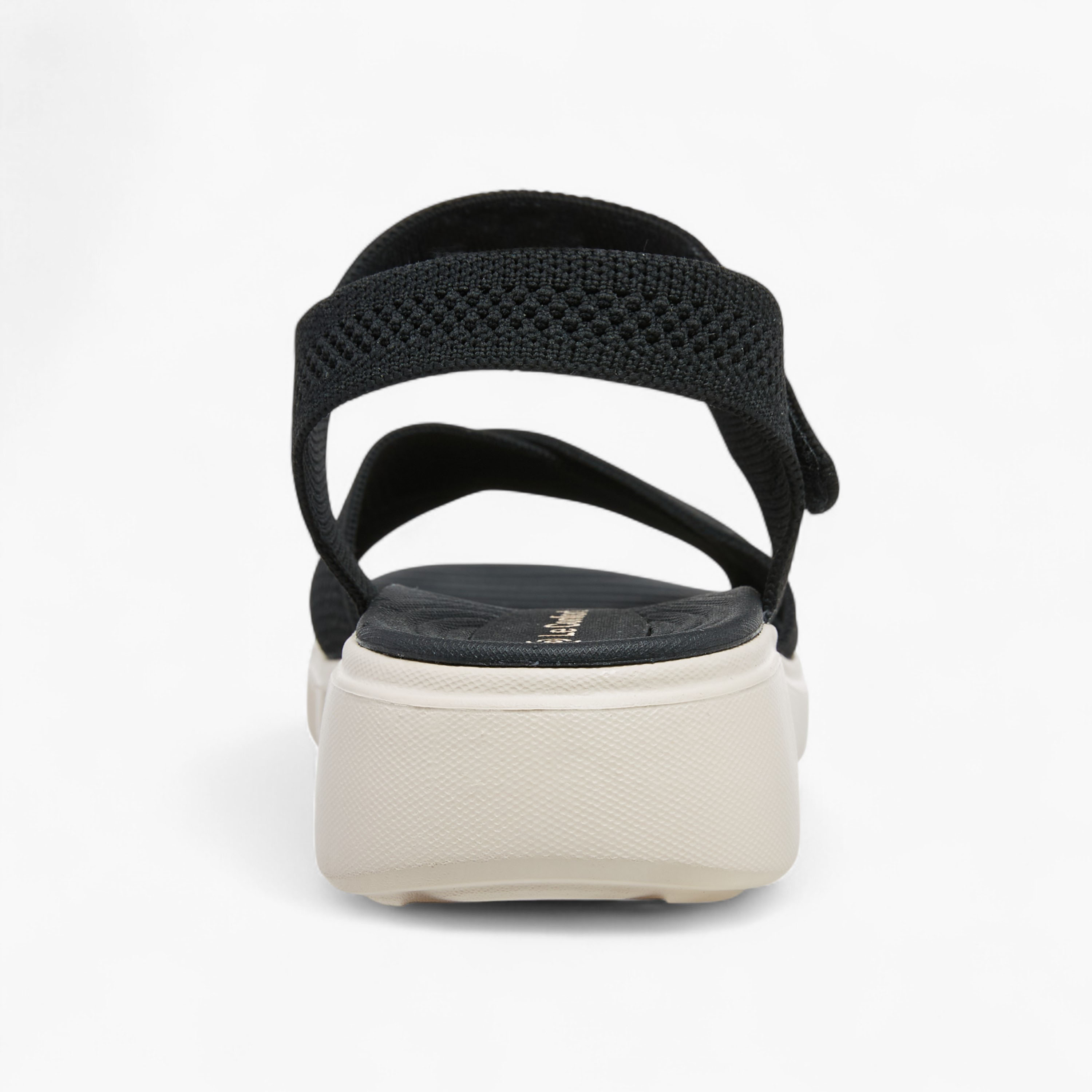 Le Confort Flyknit Cross Strap Comfort Sandals with Hook and Loop Closure-women-shoes-sandals-heeled-image-4