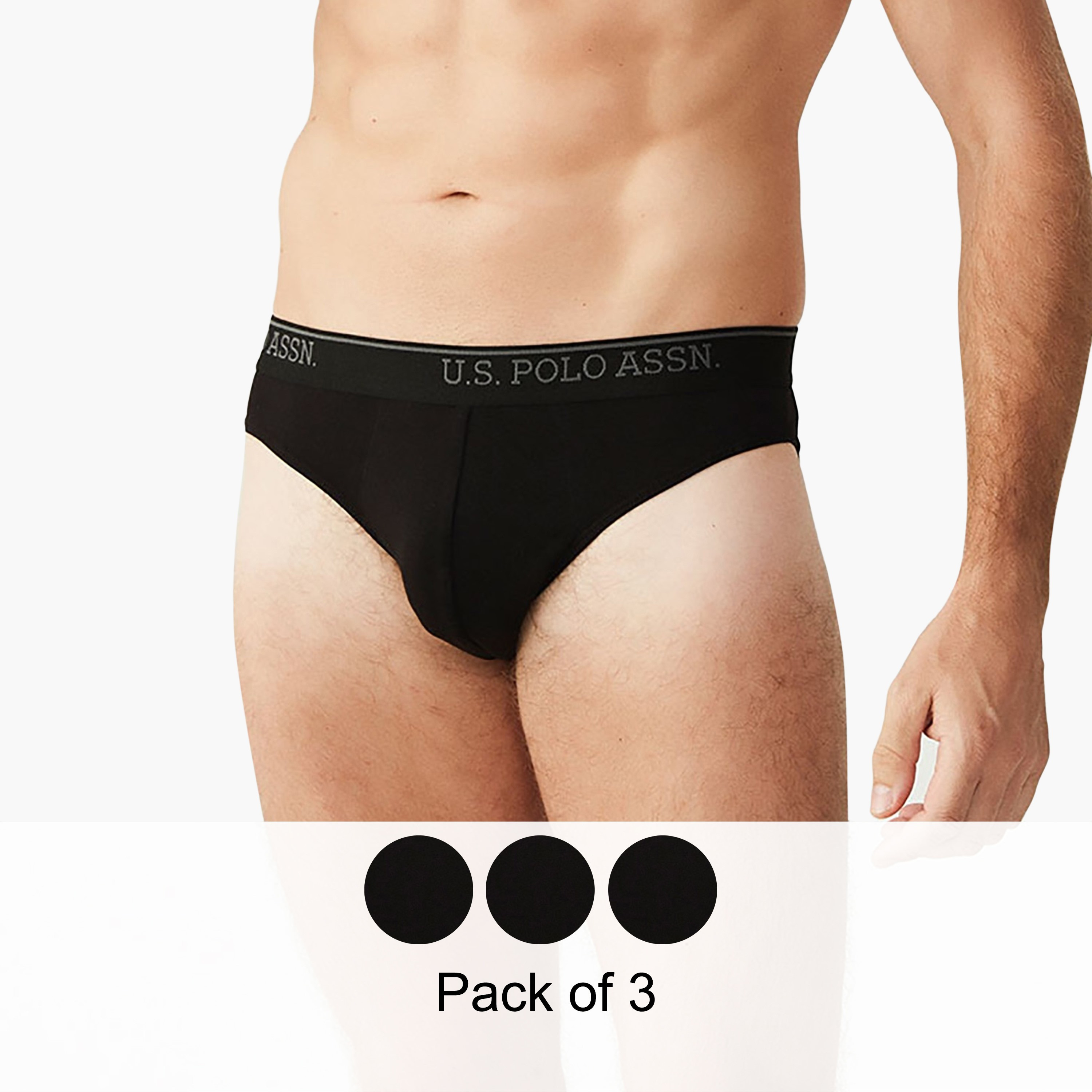 U.S. Polo Assn. Pack of 3 Men's Briefs-men-clothing-innerwear-underwear-image-1