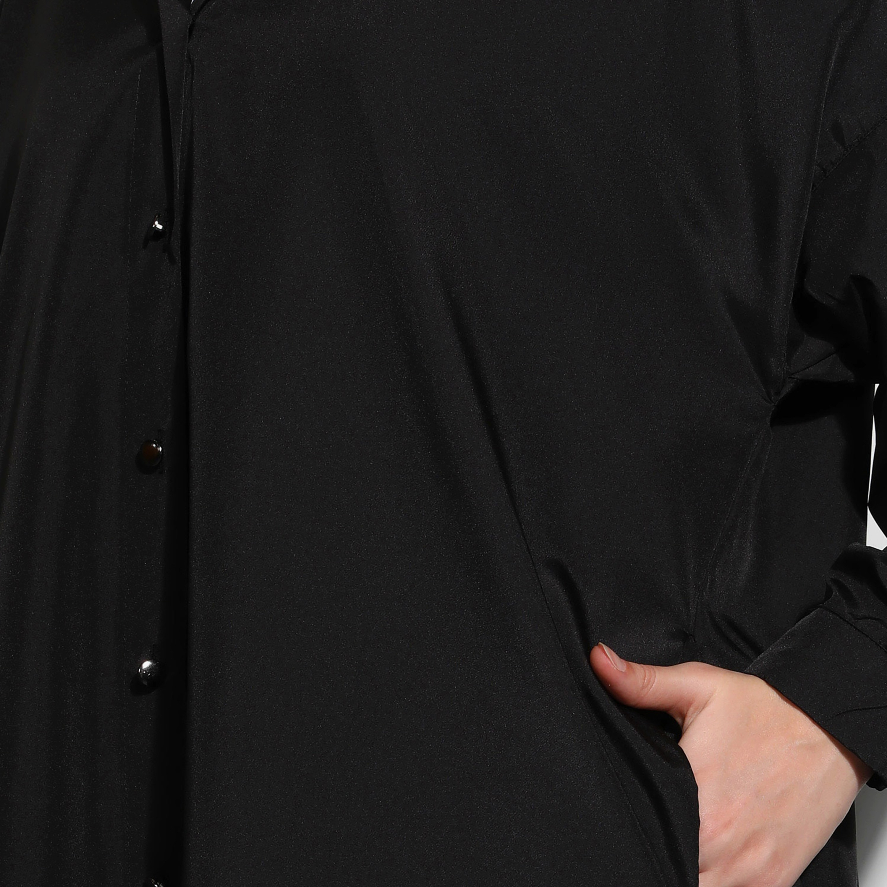 معطف علوي سادة بغطاء للرأس وإغلاق بزر من مودانيسا-women-winterwear-coatsandjackets-coats-image-4