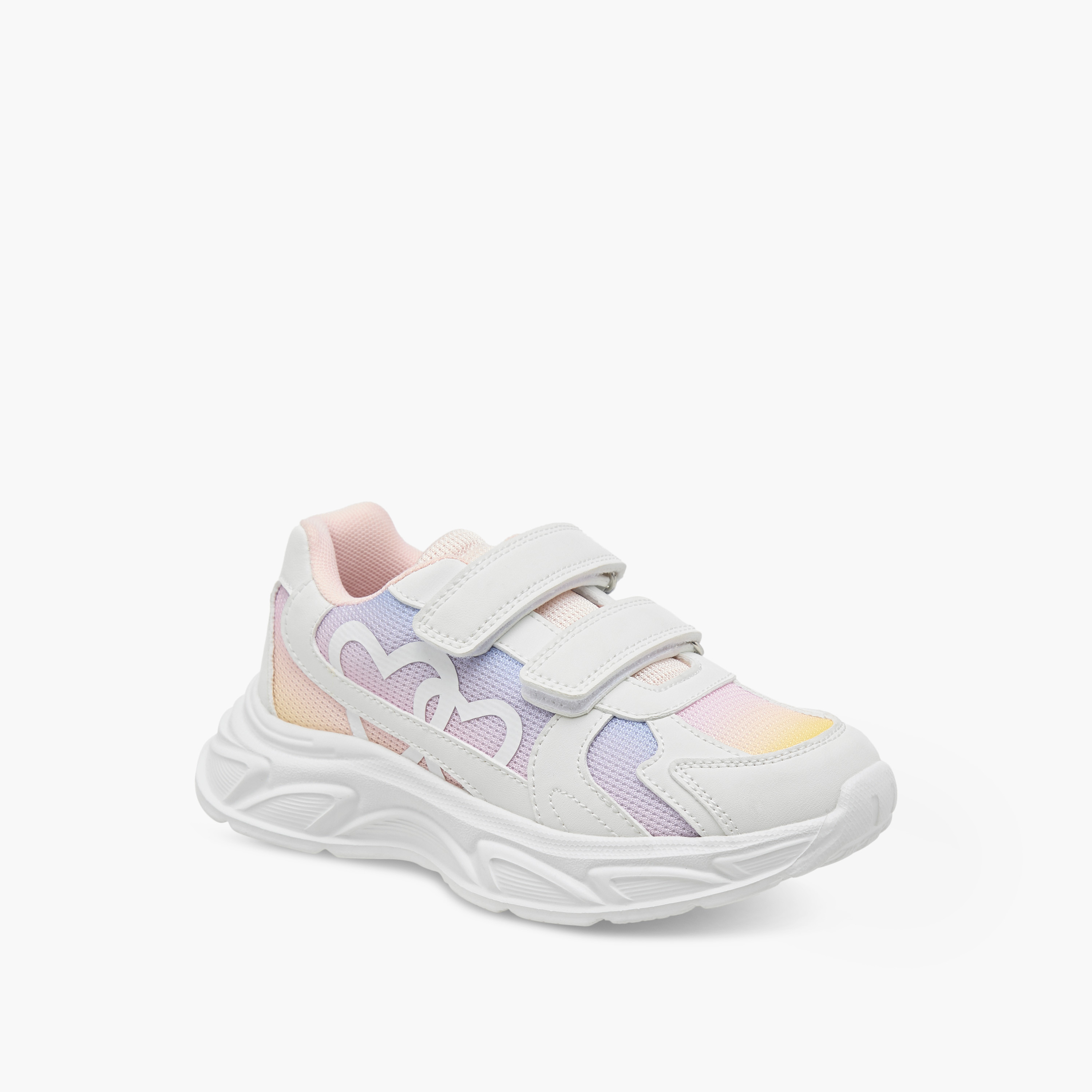 حذاء سنيكرز بشريط إغلاق لاصق من ليتل ميسي-girls-shoes-sneakers-image-2