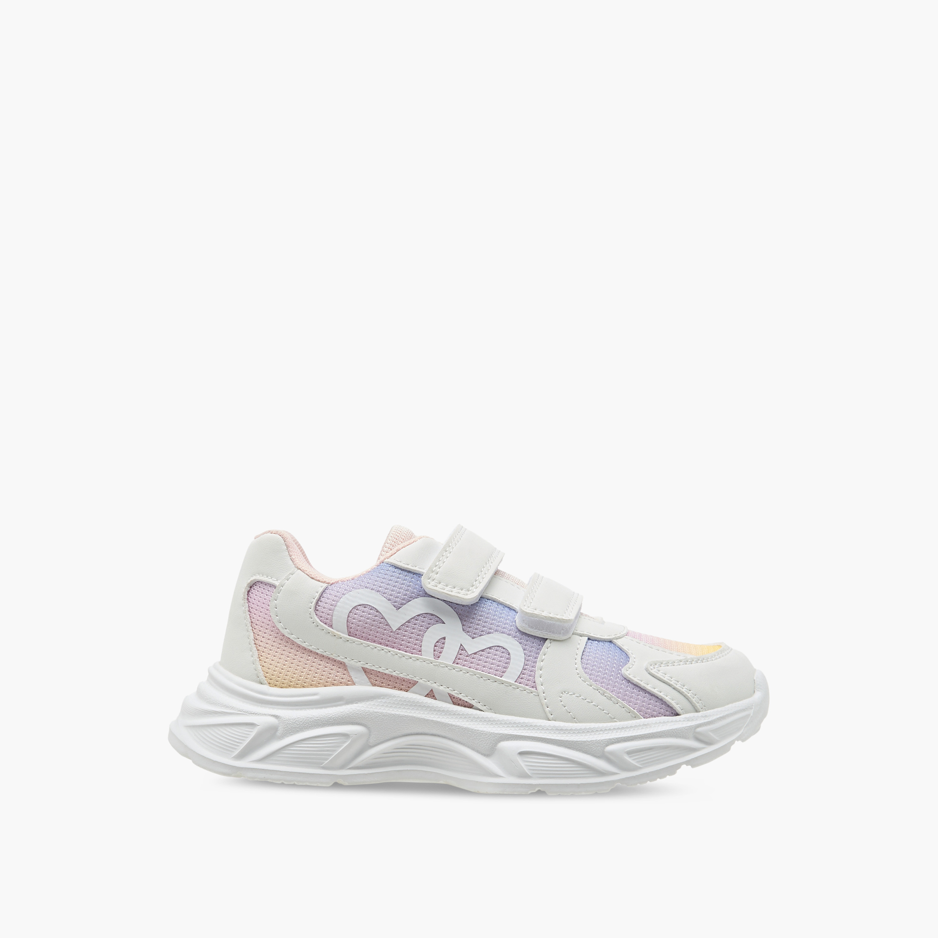 حذاء سنيكرز بشريط إغلاق لاصق من ليتل ميسي-girls-shoes-sneakers-image-3