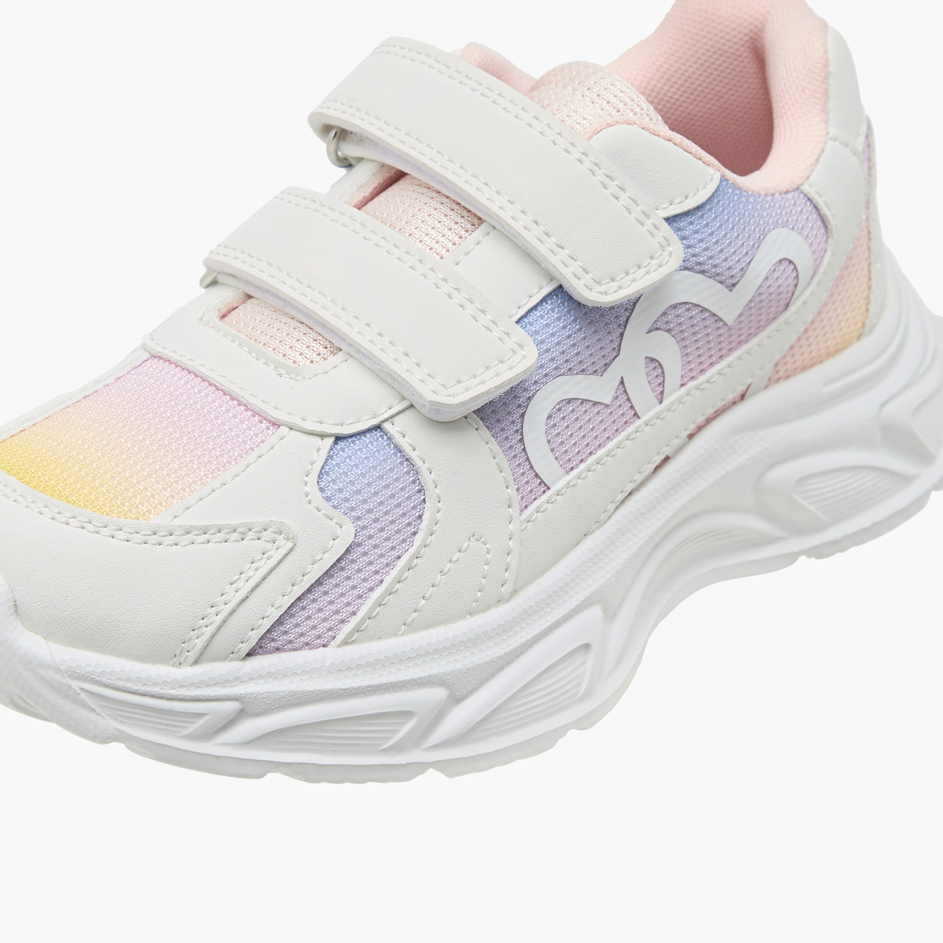 حذاء سنيكرز بشريط إغلاق لاصق من ليتل ميسي-girls-shoes-sneakers-image-4