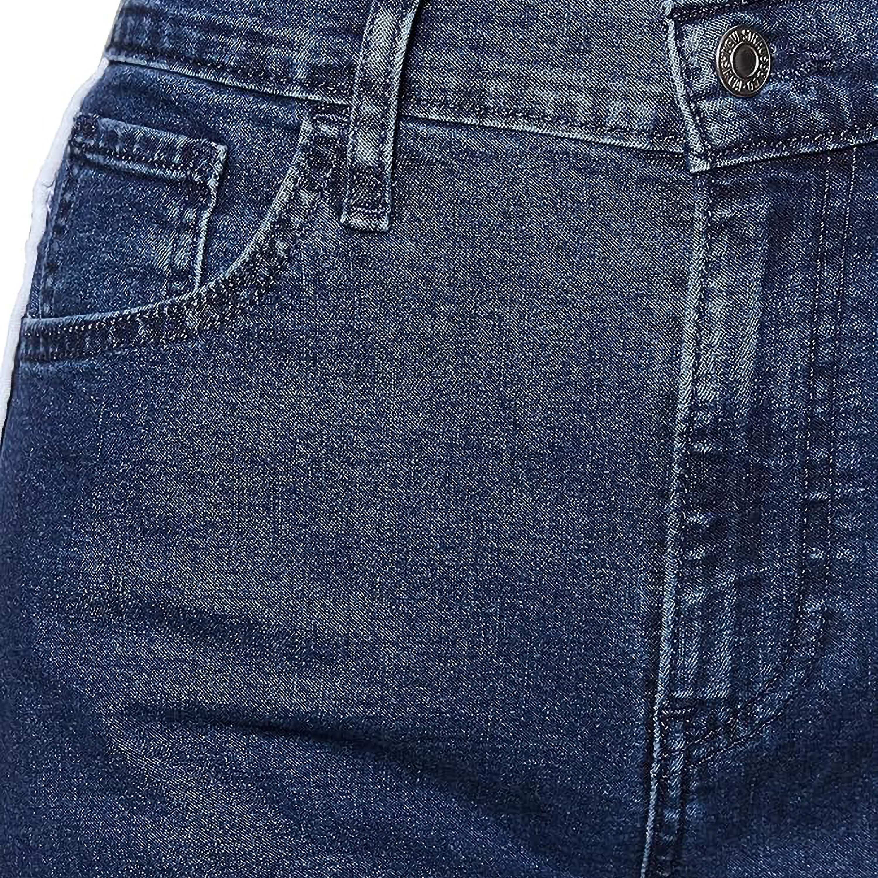 Levi's Wide Leg Fit Blue Plain Women's Jeans-women-clothing-bottoms-jeans-image-3