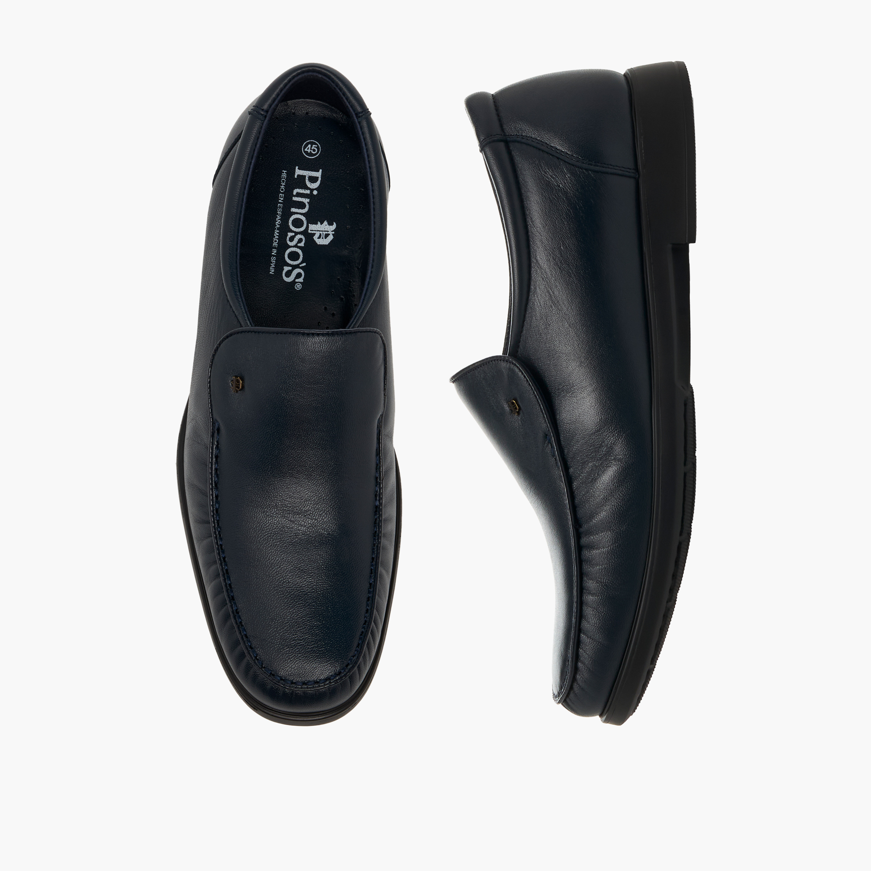 Pinosos Men Genuine Leather Slip-On Loafers-men-shoes-loafersandmoccasins-image-1
