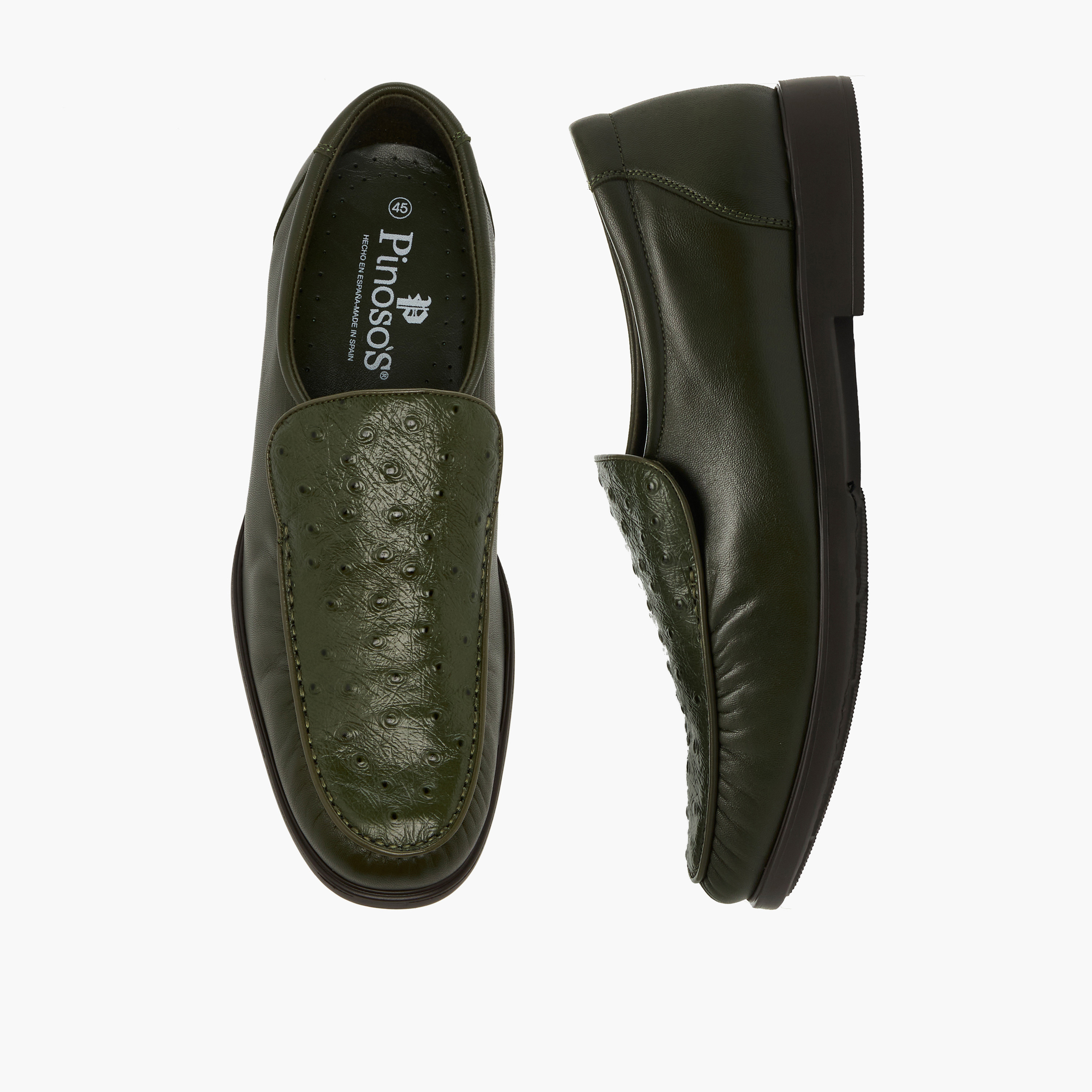 Pinosos Men Genuine Leather Slip-On Loafers-men-shoes-loafersandmoccasins-image-1