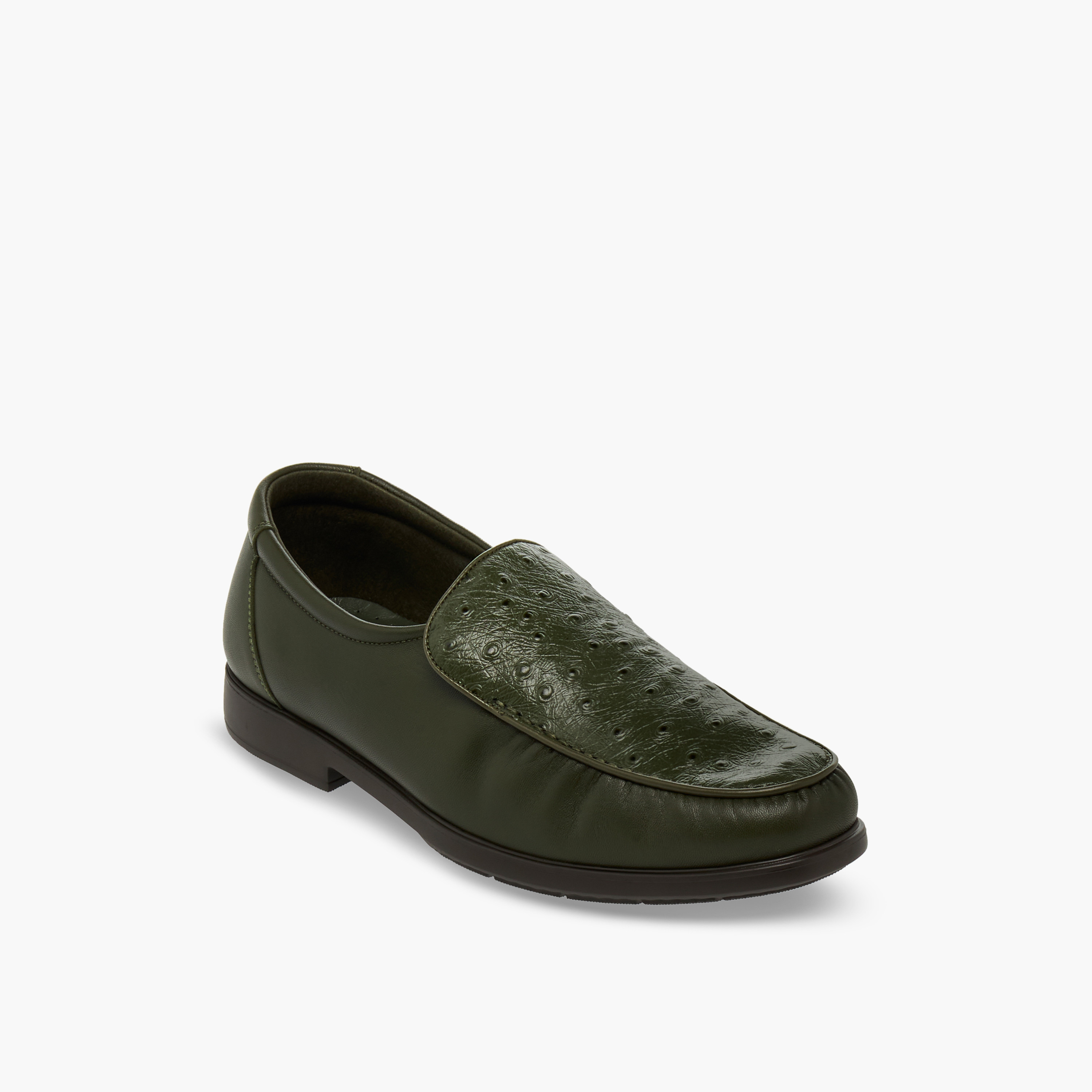 Pinosos Men Genuine Leather Slip-On Loafers-men-shoes-loafersandmoccasins-image-2