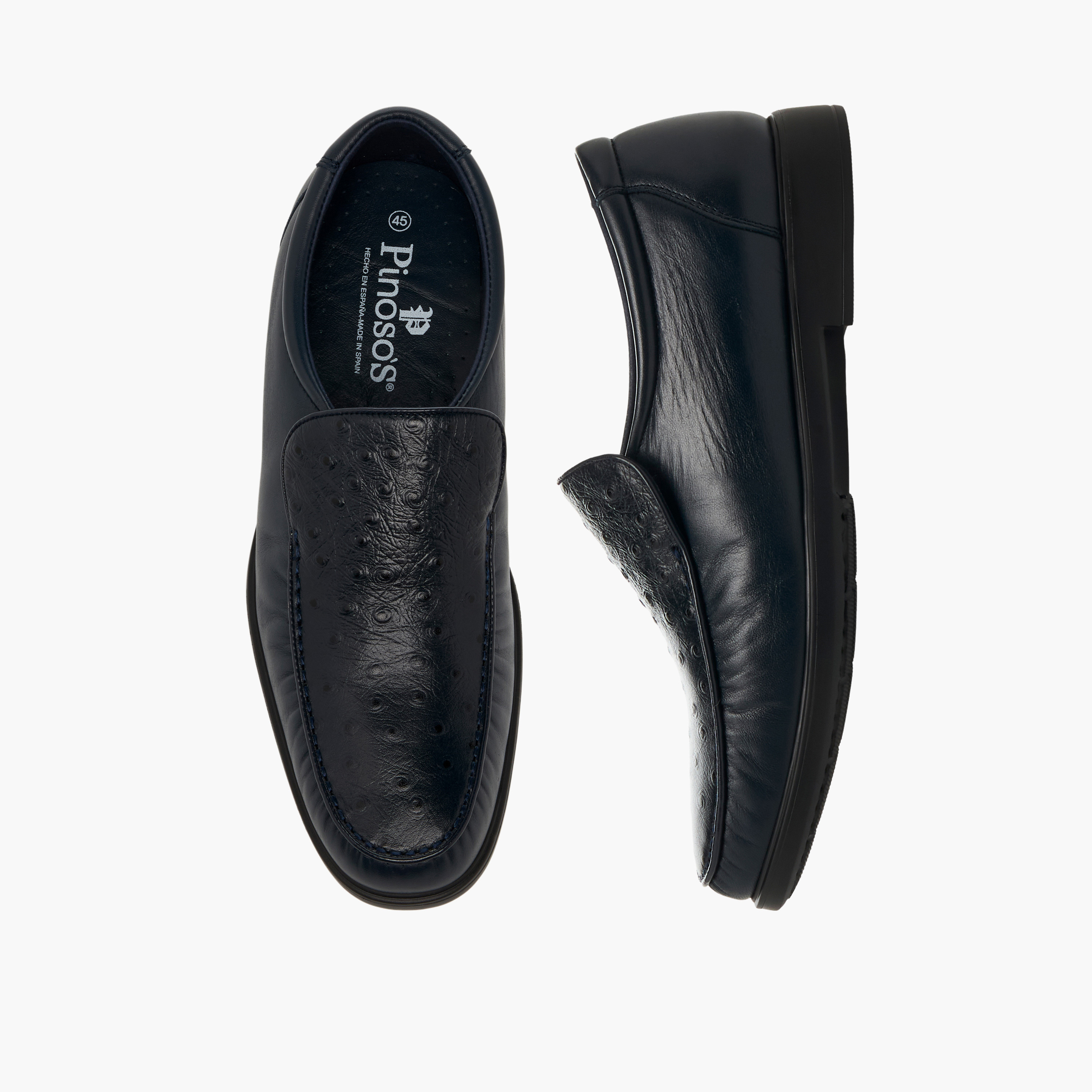 Pinosos Men Genuine Leather Slip-On Loafers-men-shoes-loafersandmoccasins-image-1