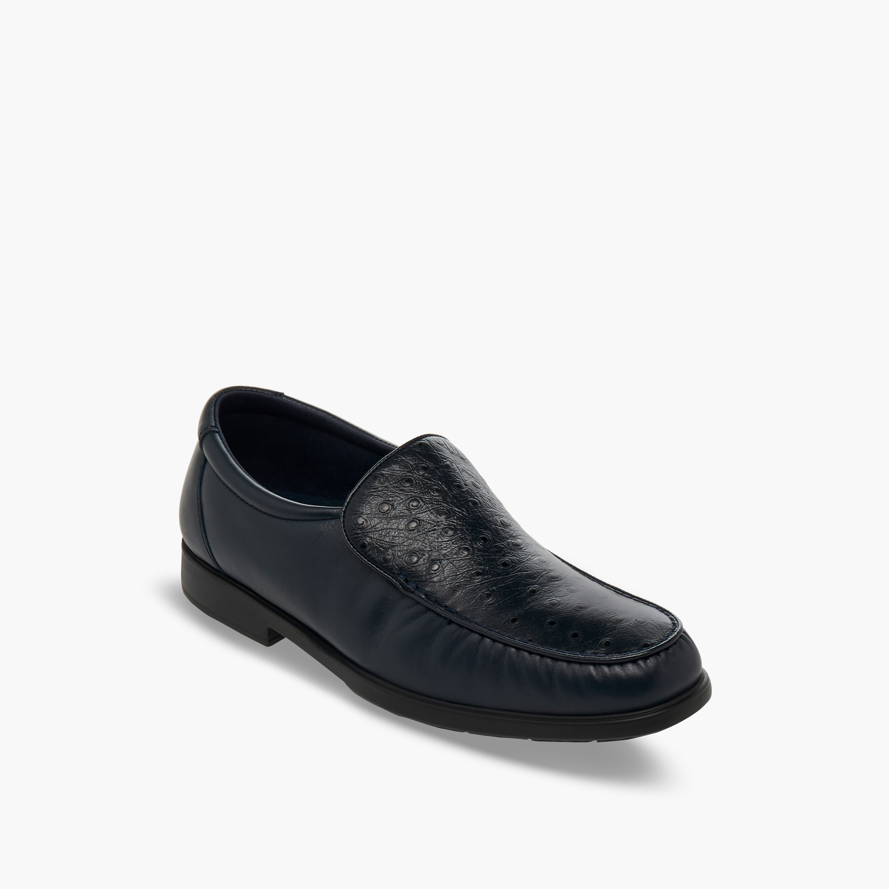 Pinosos Men Genuine Leather Slip-On Loafers-men-shoes-loafersandmoccasins-image-2