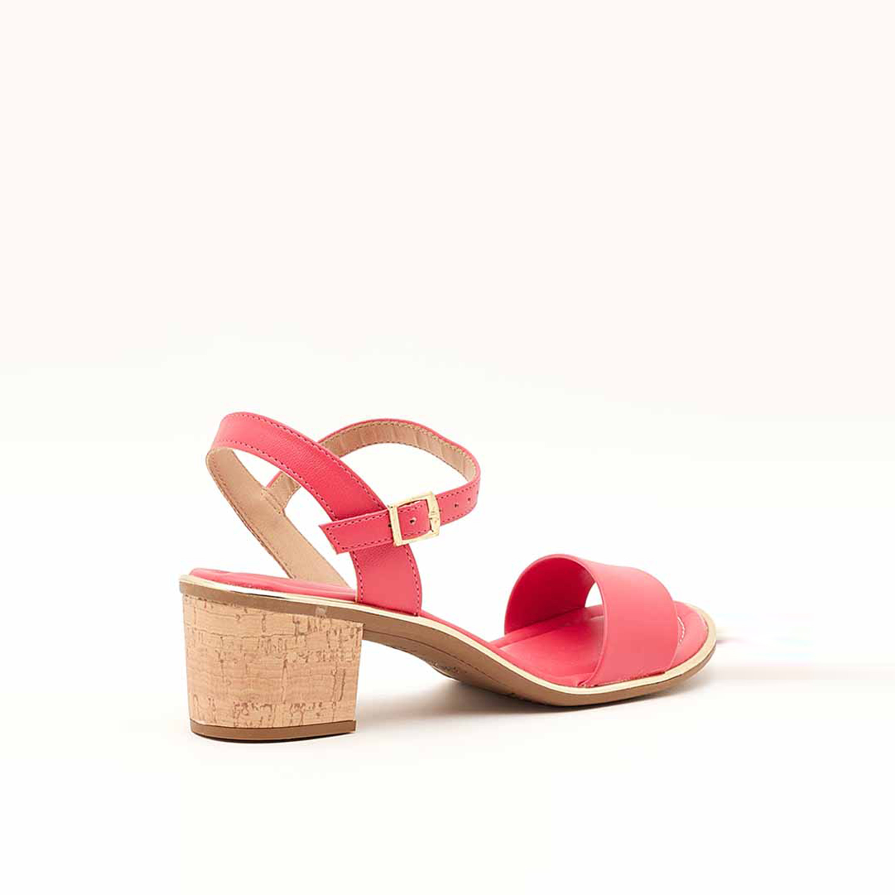 Beira Rio by Geoomnii  Women's Buckle Martinaa Block Heels | 8379-203-24874-87205       -women-shoes-heels-image-3