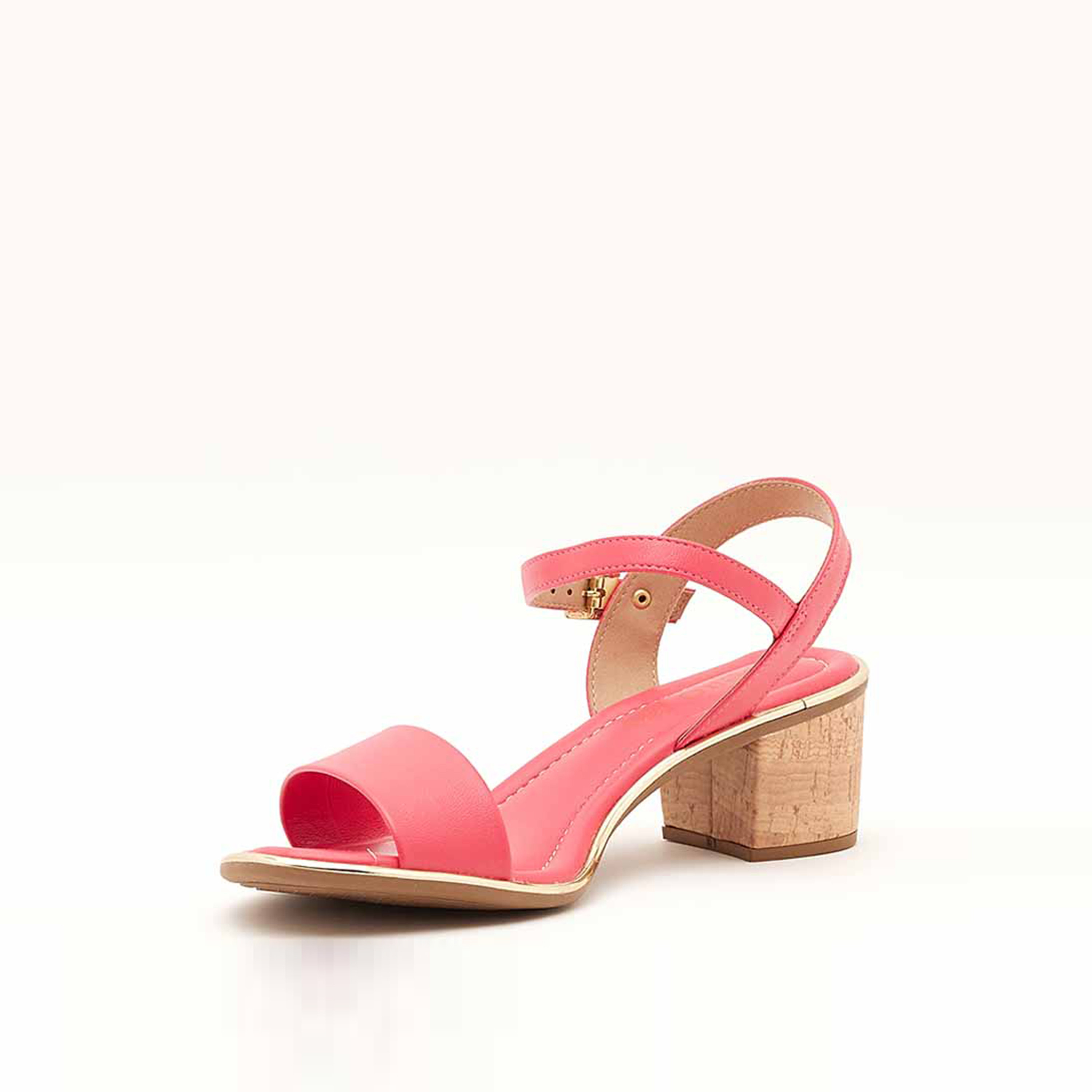 Beira Rio by Geoomnii  Women's Buckle Martinaa Block Heels | 8379-203-24874-87205       -women-shoes-heels-image-4