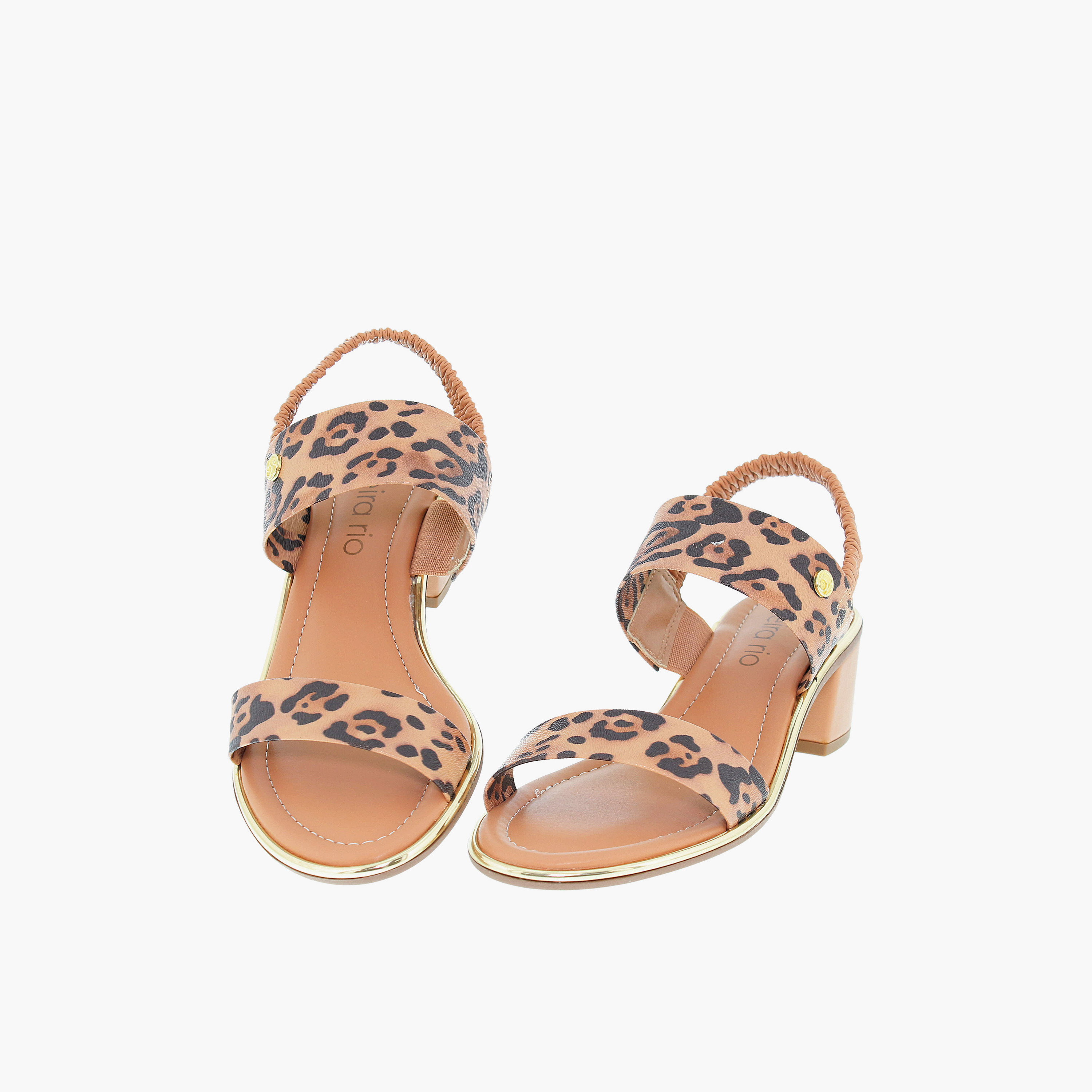 Beira Rio by Geoomnii  Women's Slip On Block Strap Sandals | 8379-221-28367-92530      -women-shoes-sandals-heeled-image-4