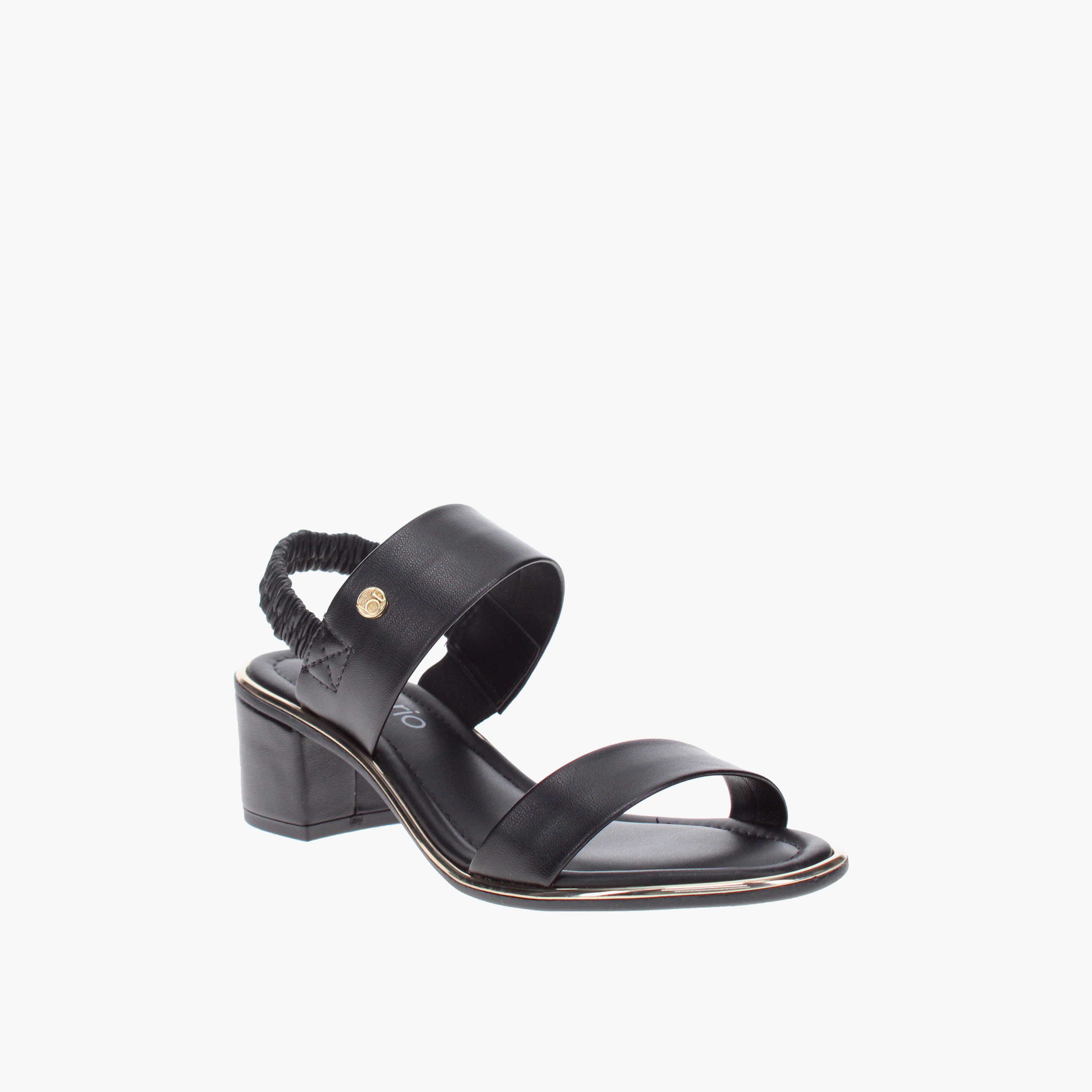 Beira Rio by Geoomnii  Women's Elastic Wilhelmina Block Heels | 8379-221-9569-15745       -women-shoes-heels-image-1