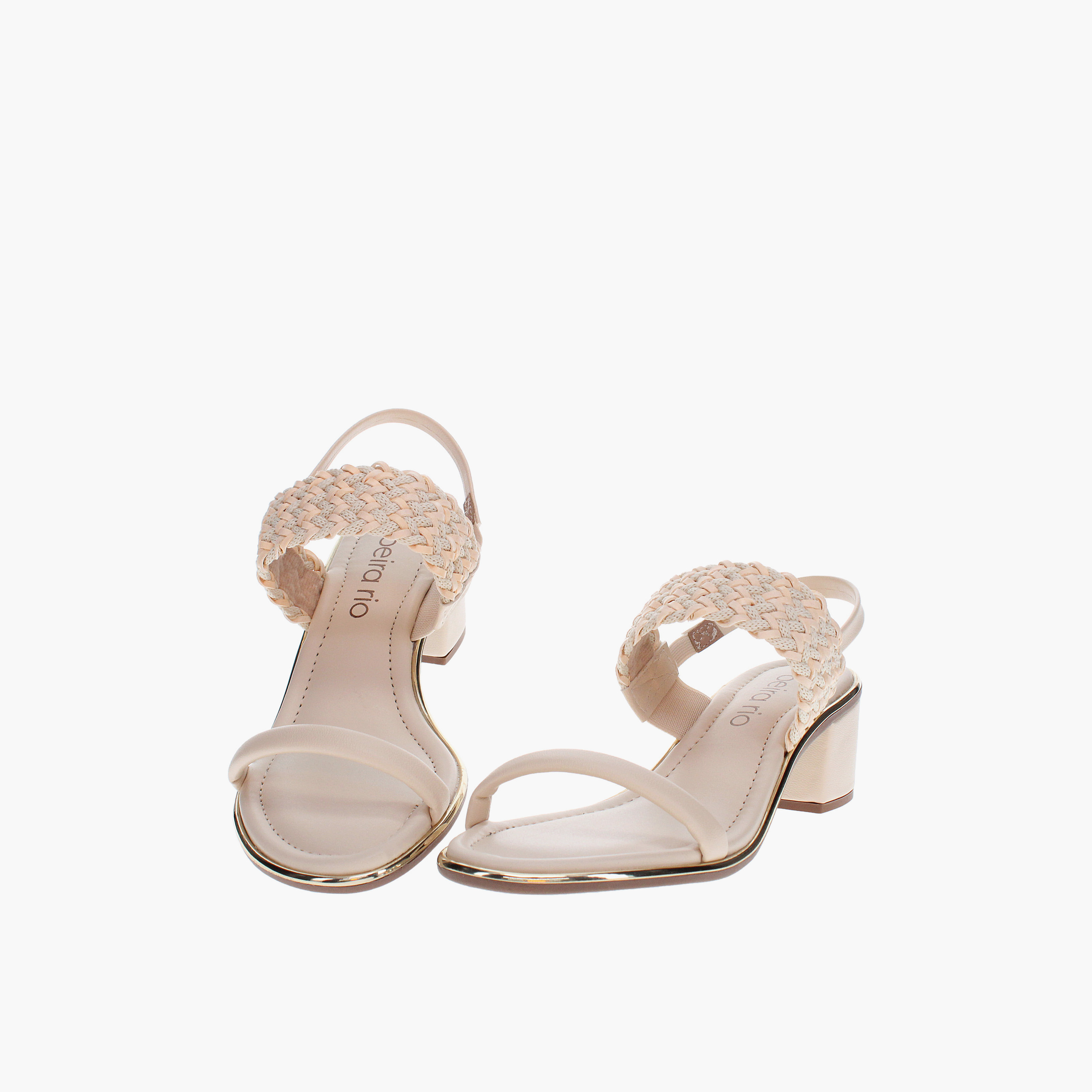 Beira Rio by Geoomnii  Women's Hook & Loop Block Strap Sandals | 8379-240-26235-83517     -women-shoes-sandals-heeled-image-4