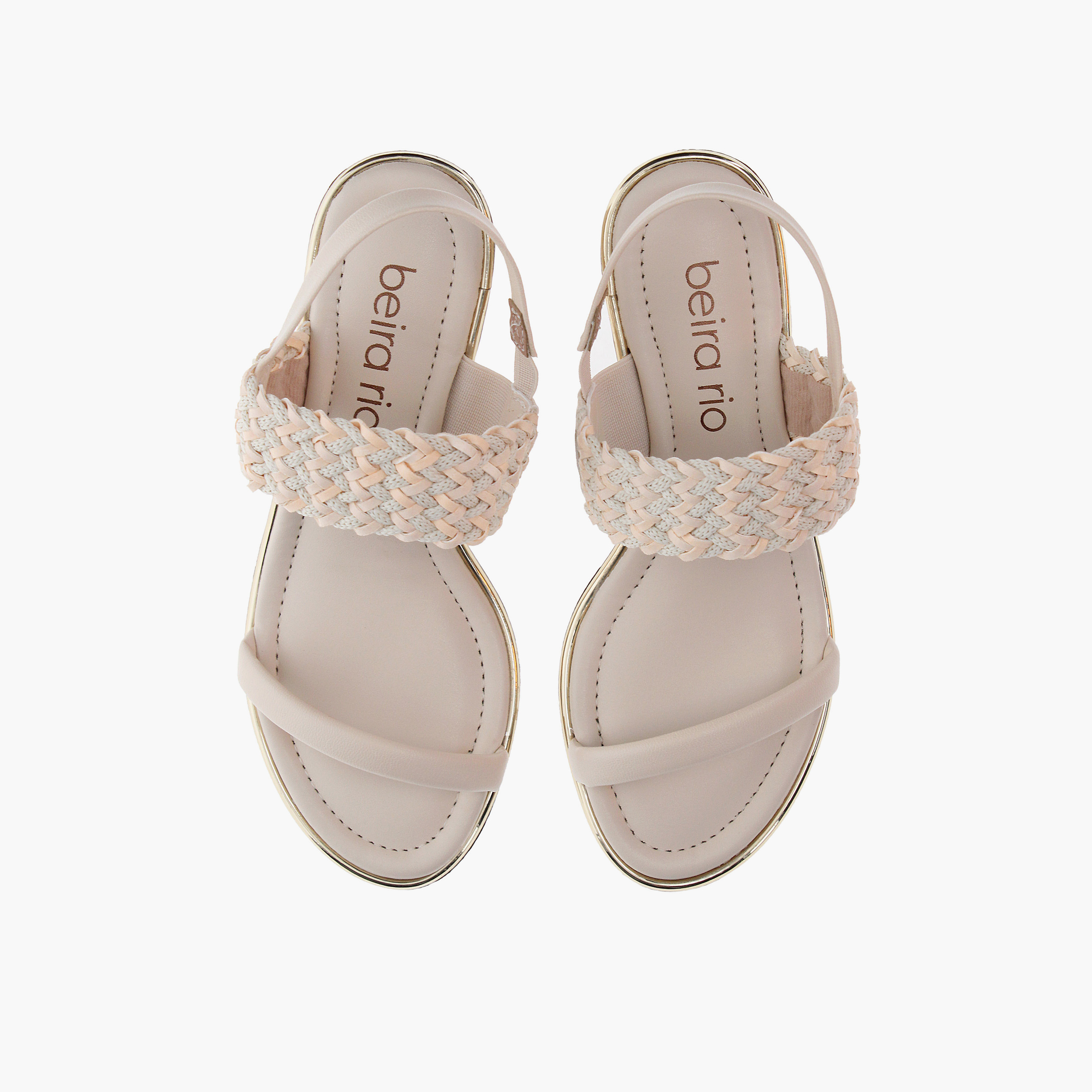 Beira Rio by Geoomnii  Women's Hook & Loop Block Strap Sandals | 8379-240-26235-83517     -women-shoes-sandals-heeled-image-5