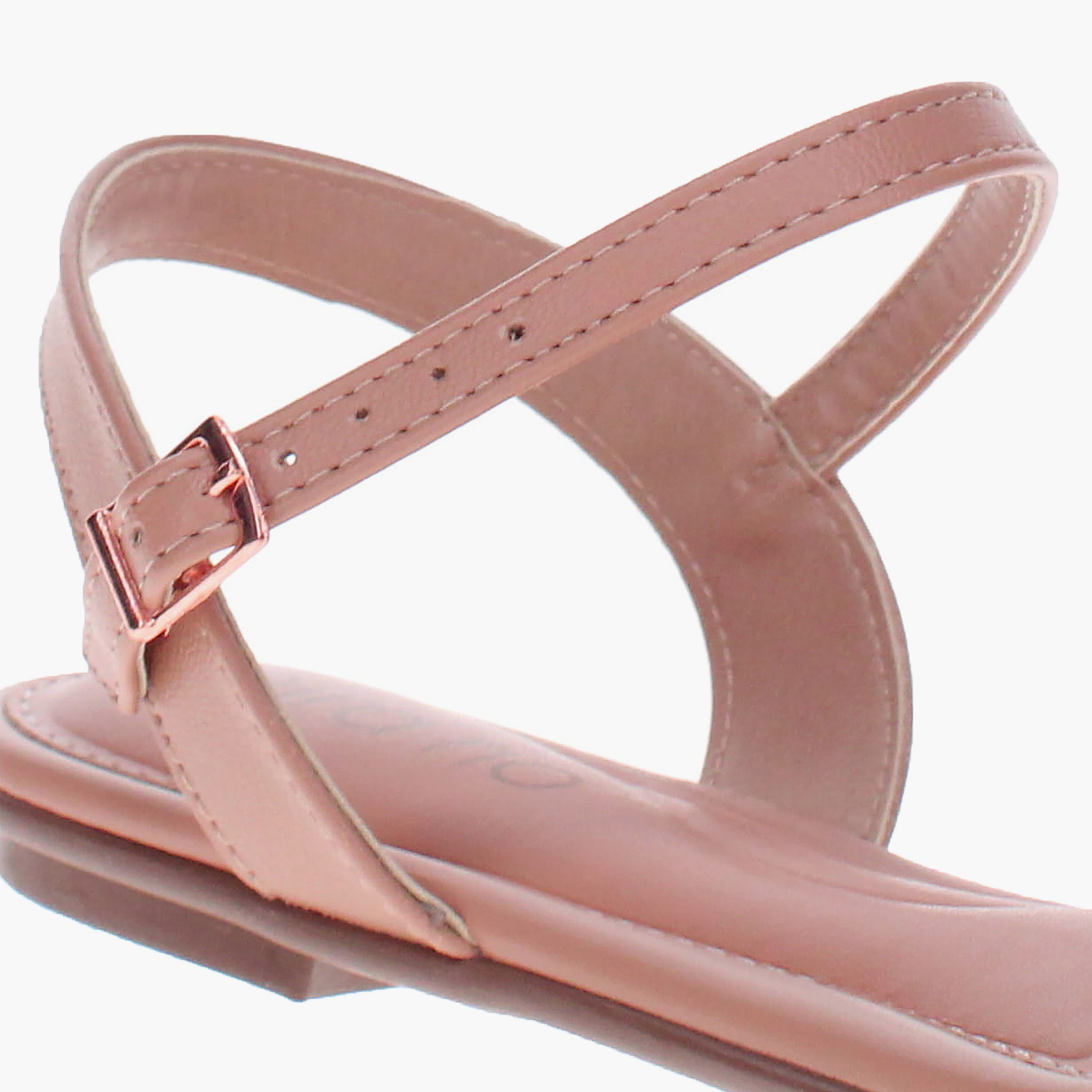 Beira Rio by Geoomnii  Women's Buckle Alisses Strap Sandals | 8384-608-9569-52531       -women-shoes-sandals-flats-image-5