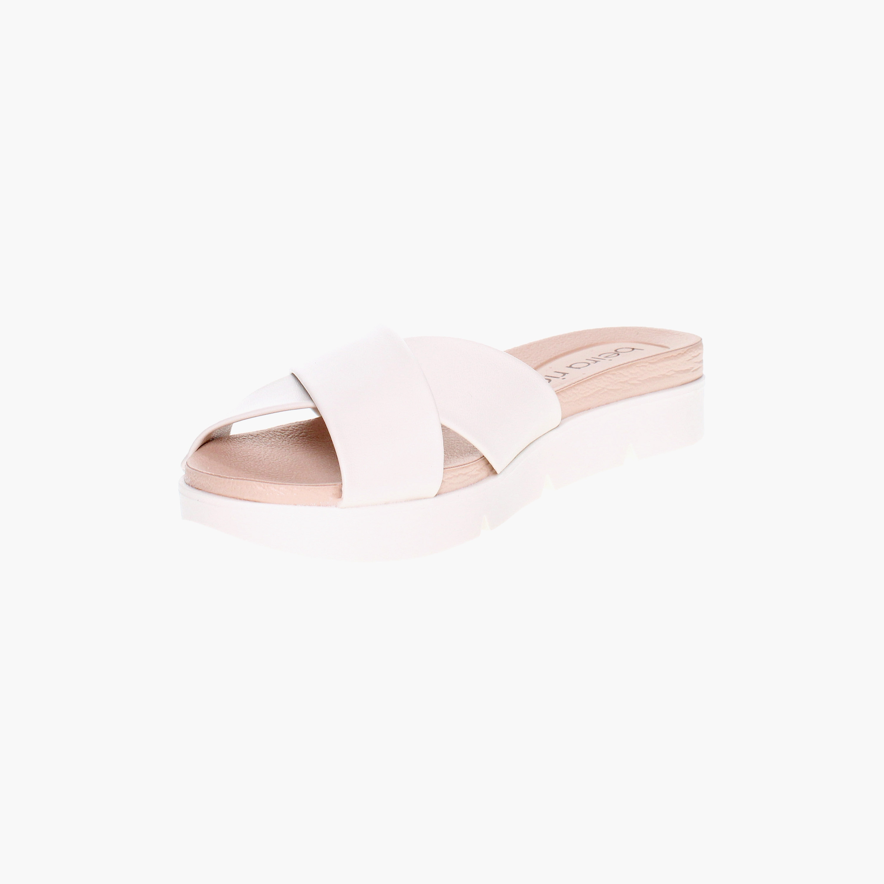 حذاء صنادل نسائي من بيرا ريو بحزام متقاطع ذو مقدمة مفتوحة | 8387-501-9569-women-shoes-sandals-flats-image-3