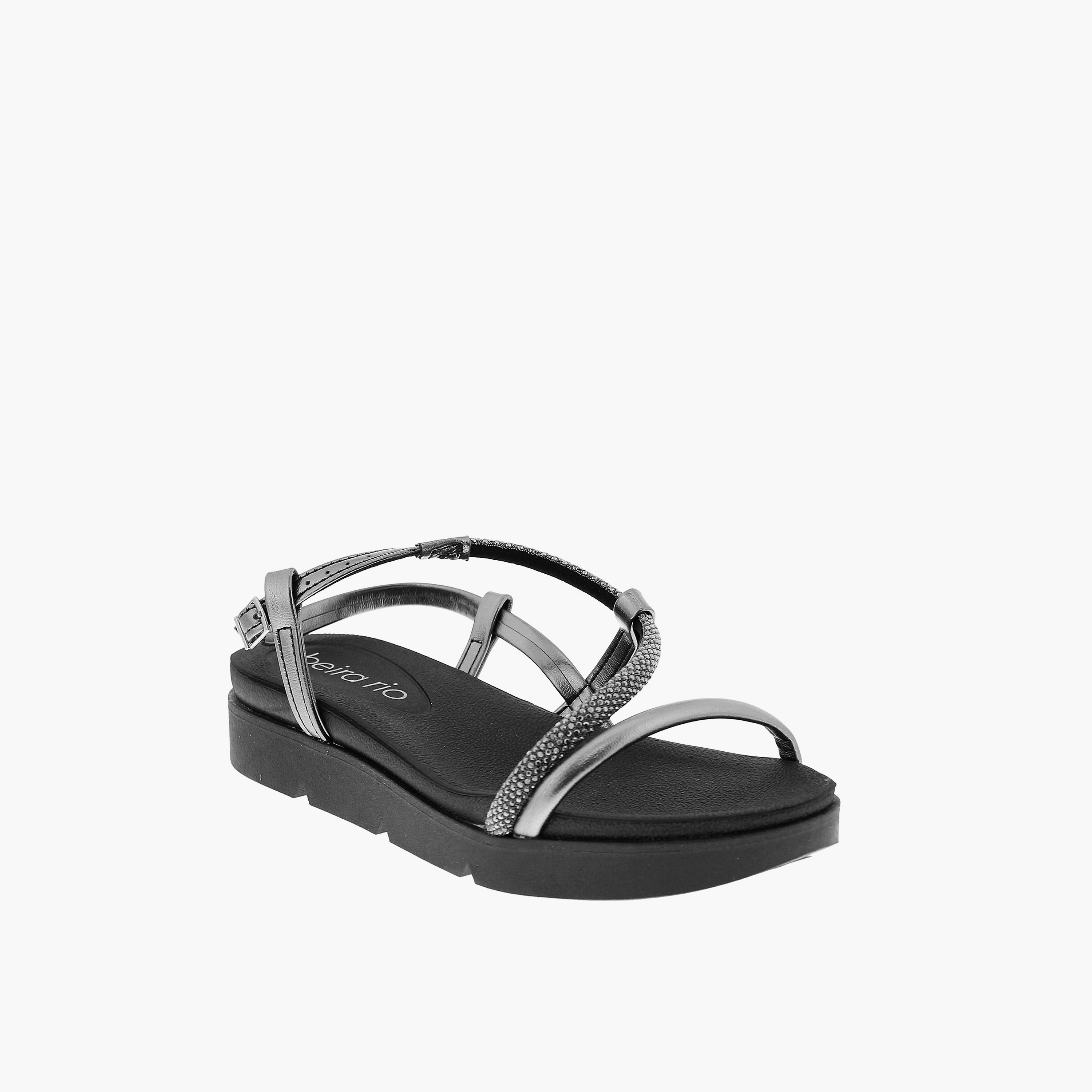 بييرا ريو- صندل ناصر بإبزيم حزام للنساء | 8387-531-27139-99803-women-shoes-sandals-flats-image-1
