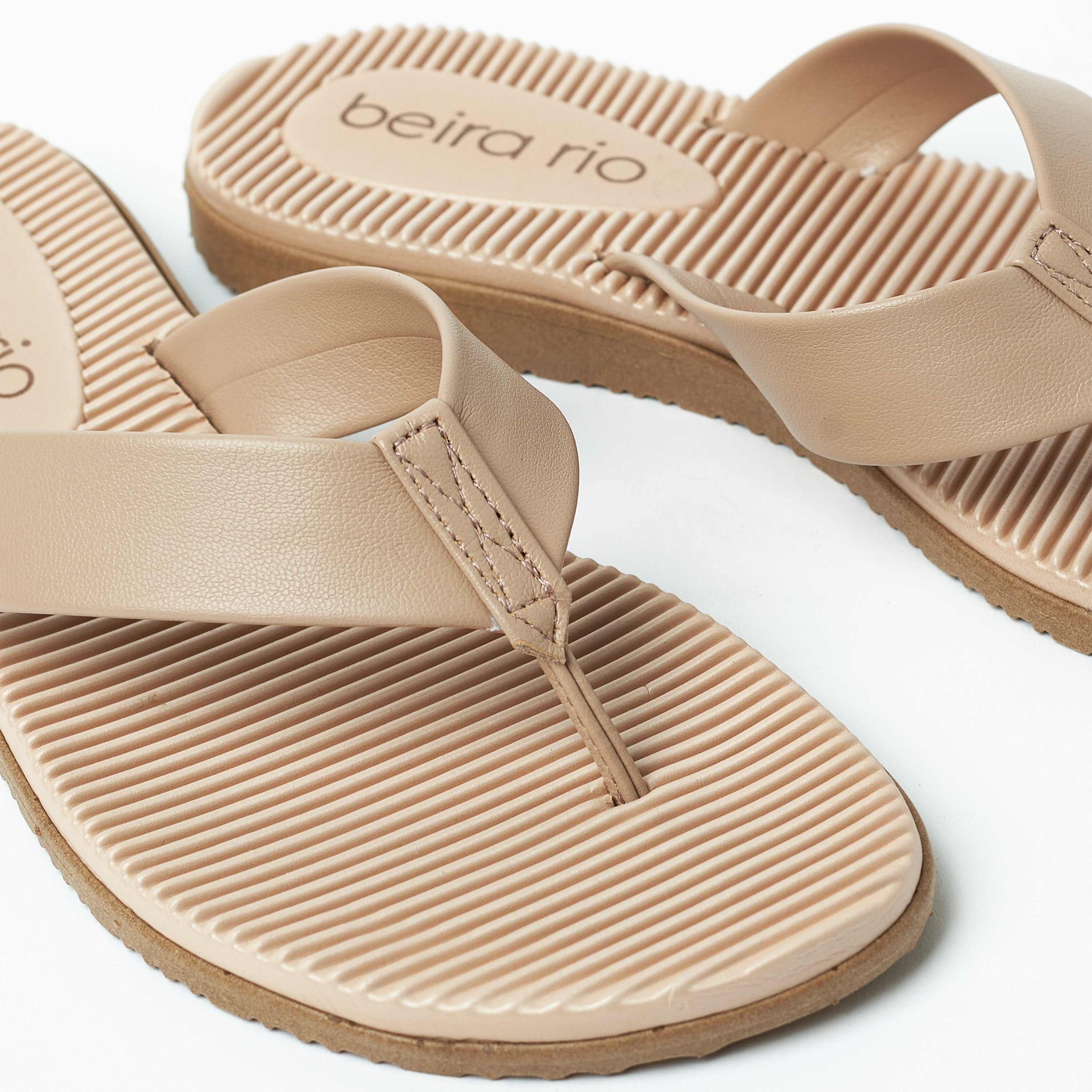 Beira Rio by Geoomnii  Women's Slip On Thong Sandals with Strap | 8395-200-9921-29693     -women-shoes-sandals-flats-image-5
