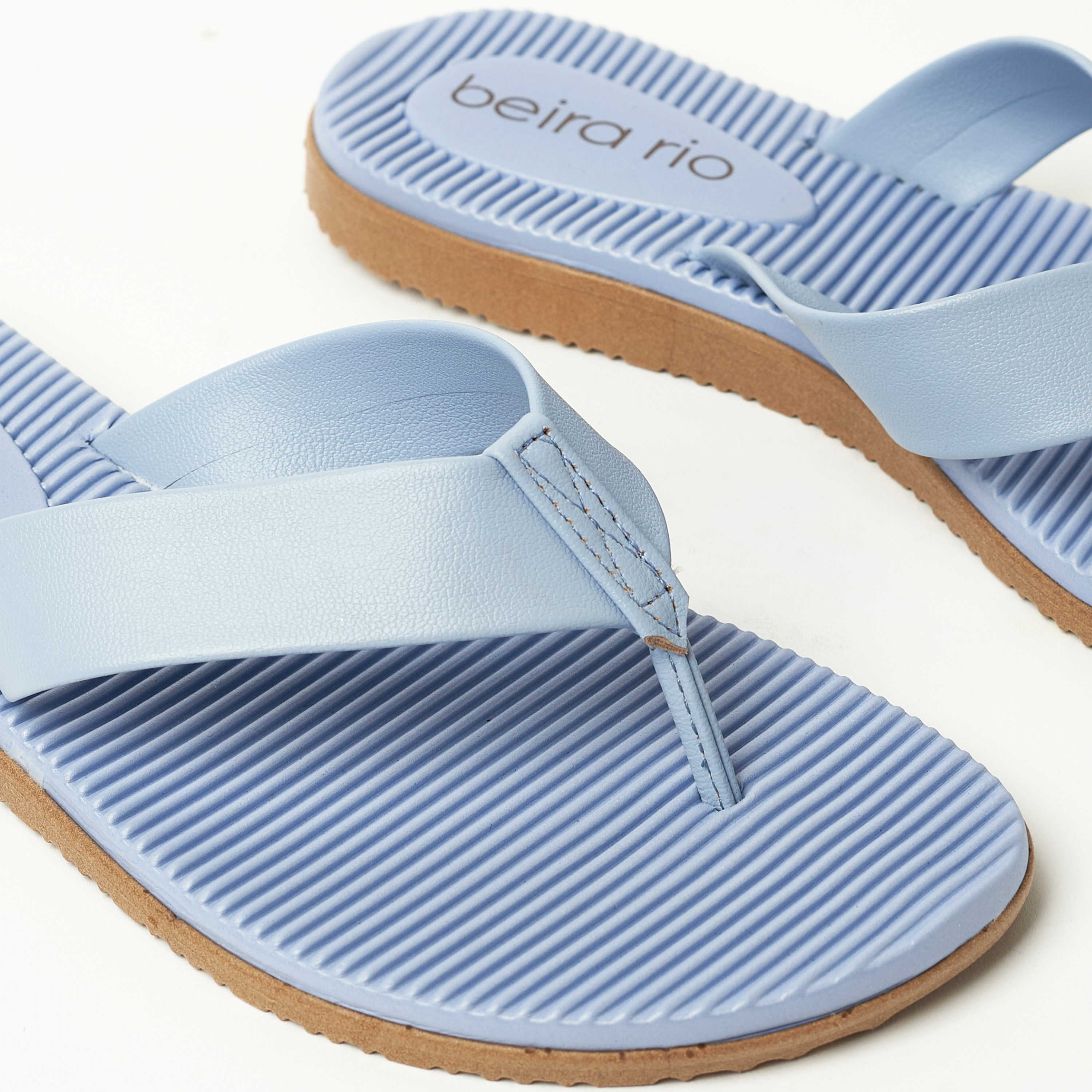 Beira Rio by Geoomnii  Women's Slip On Thong Sandals with Strap | 8395-200-9921-92835     -women-shoes-sandals-flats-image-5