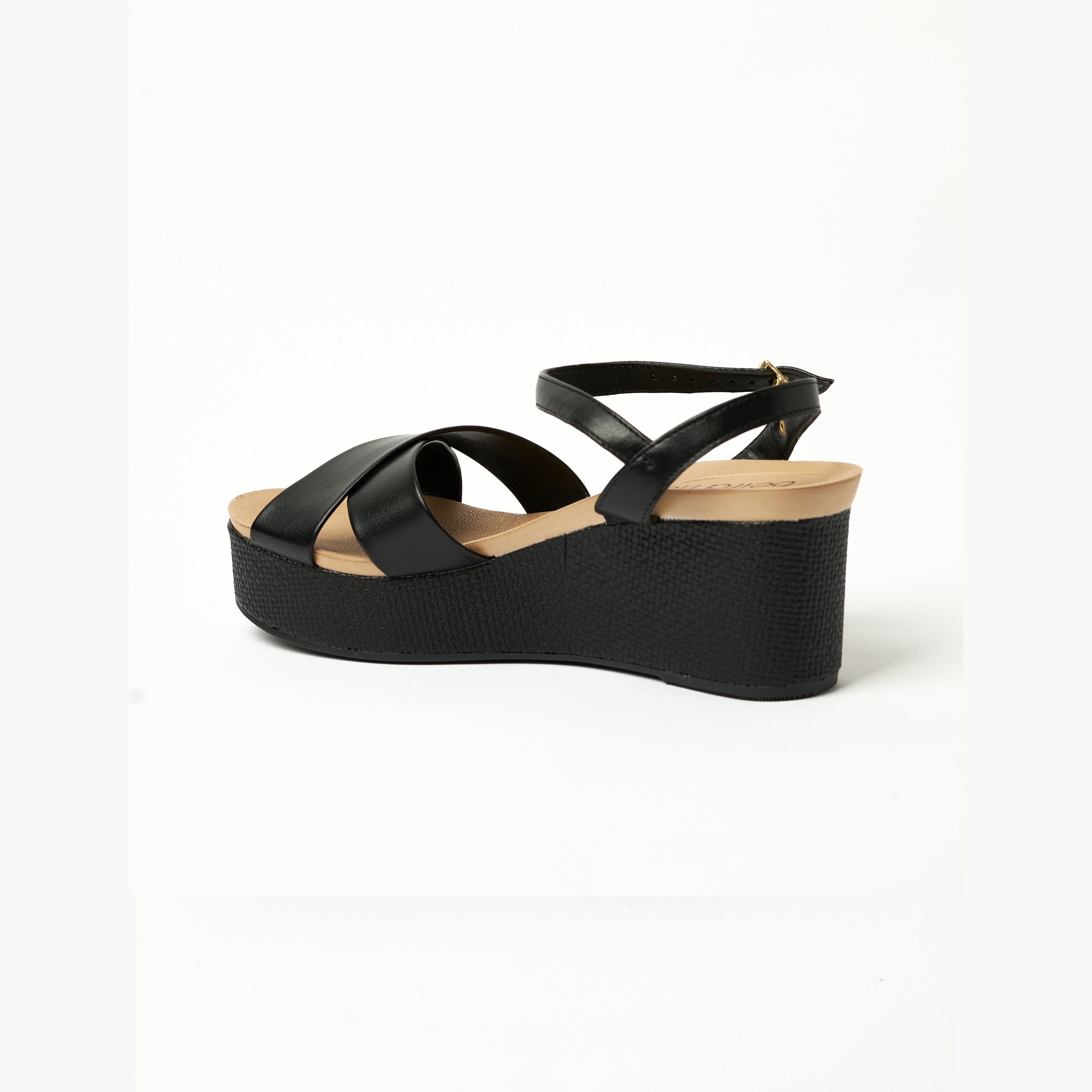 Buy Beira Rio by Geoomnii Women's Wedges with Cross Strap | 8407-103 ...