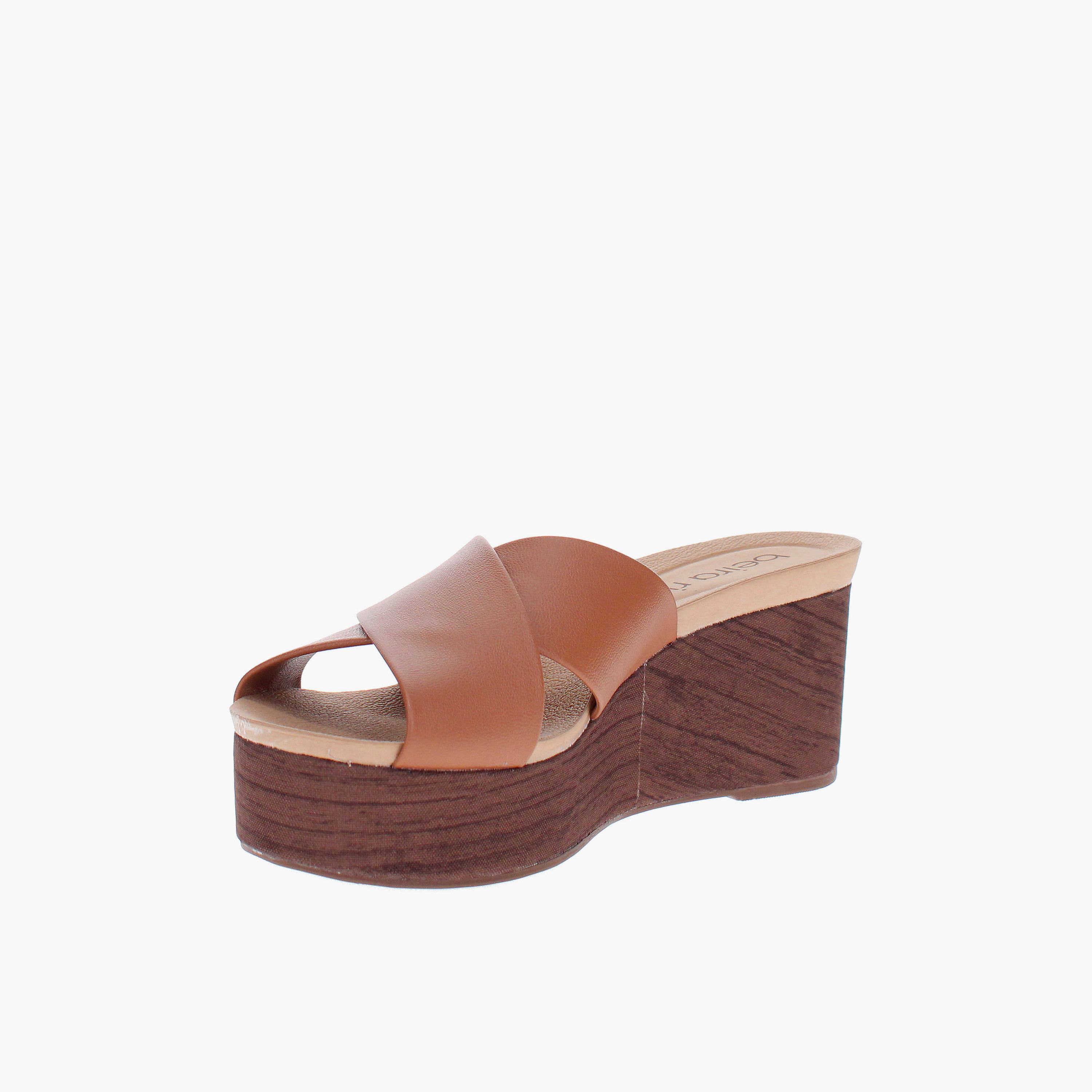 Beira Rio by Geoomnii  Womens Slip-On Lucia1 Platform Wedges | 8407-111-30467-95373       -women-shoes-sandals-heeled-image-2