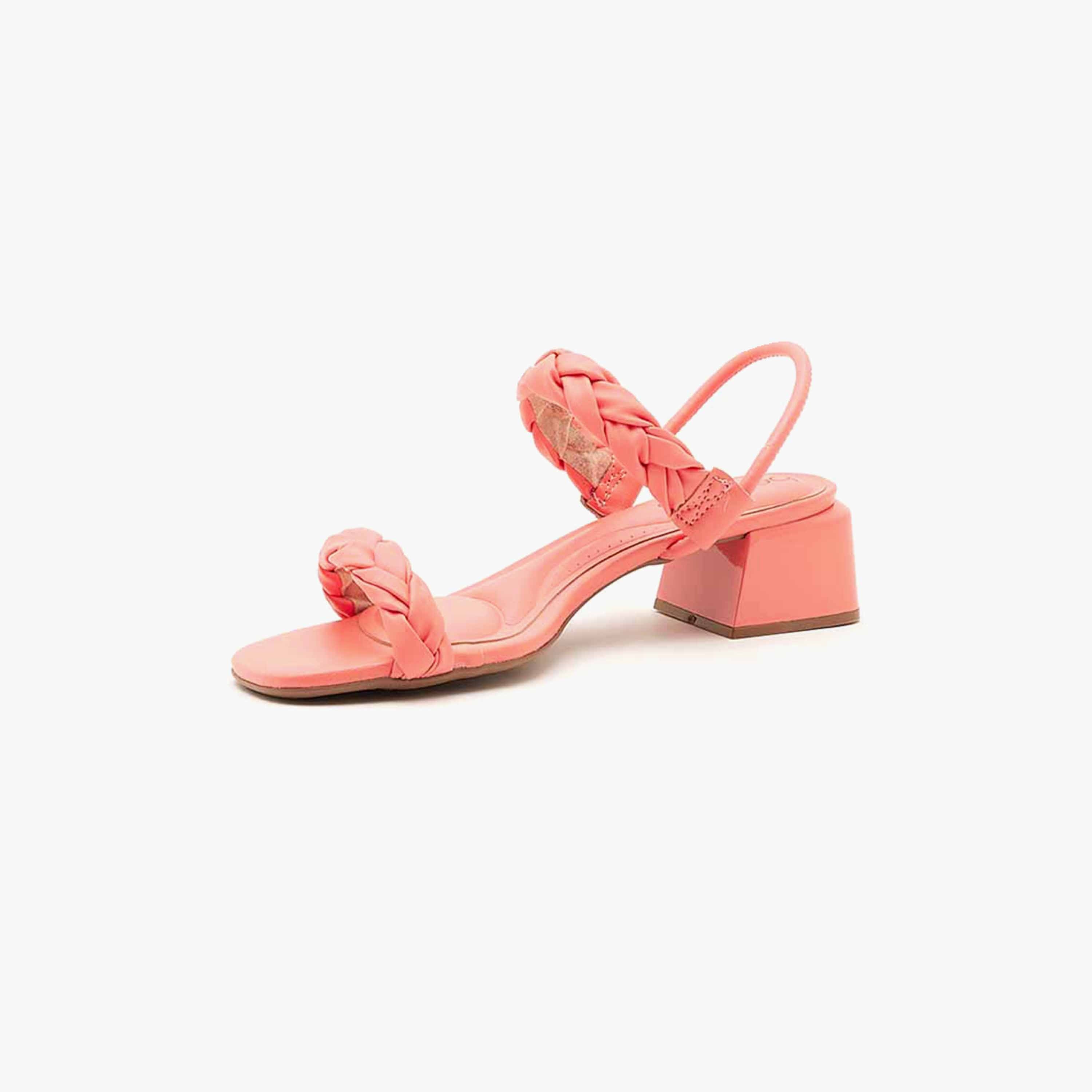 صندل نسائي بكعب عريض وحزام خلفي مجدول من بيرا ريو | 8423-220-24137-87145-women-shoes-heels-image-3