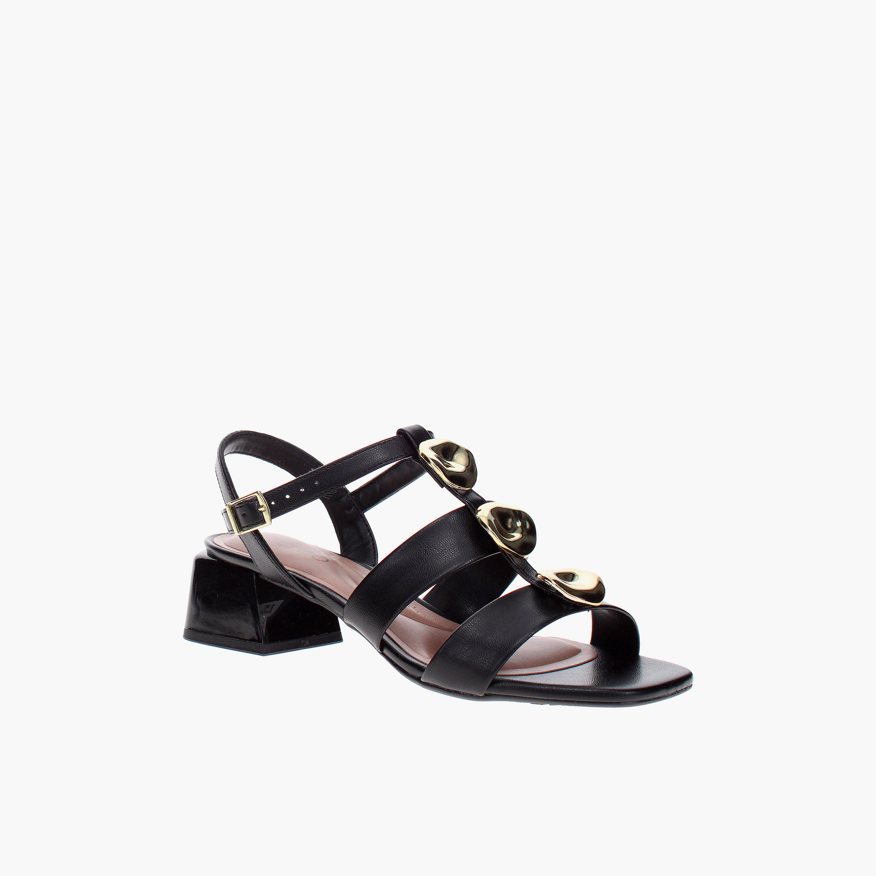 Beira Rio by Geoomnii  Womens Buckle Closure Lydia1 Block Heels | 8423-237-9569-15745      -women-shoes-sandals-heeled-image-1