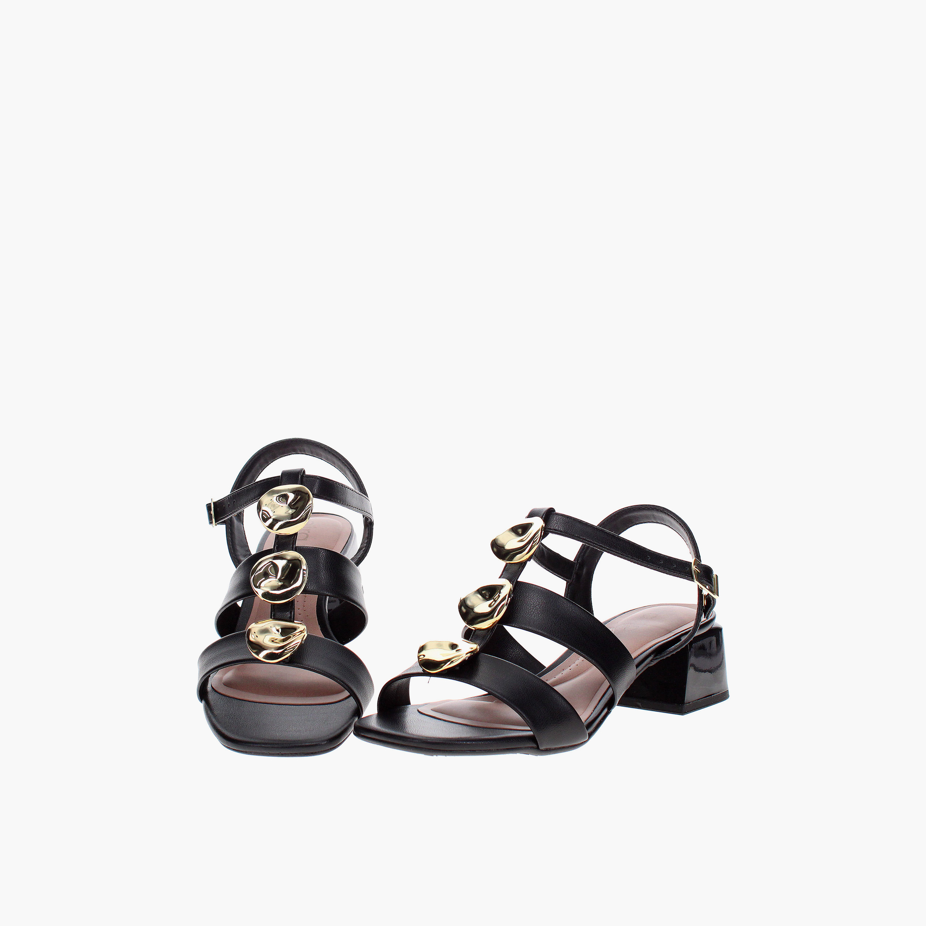 بييرا ريو - حذاء ليديا1 للنساء بكعب عريض مزود بإبزيم | 8423-237-9569-15745-women-shoes-sandals-heeled-image-4