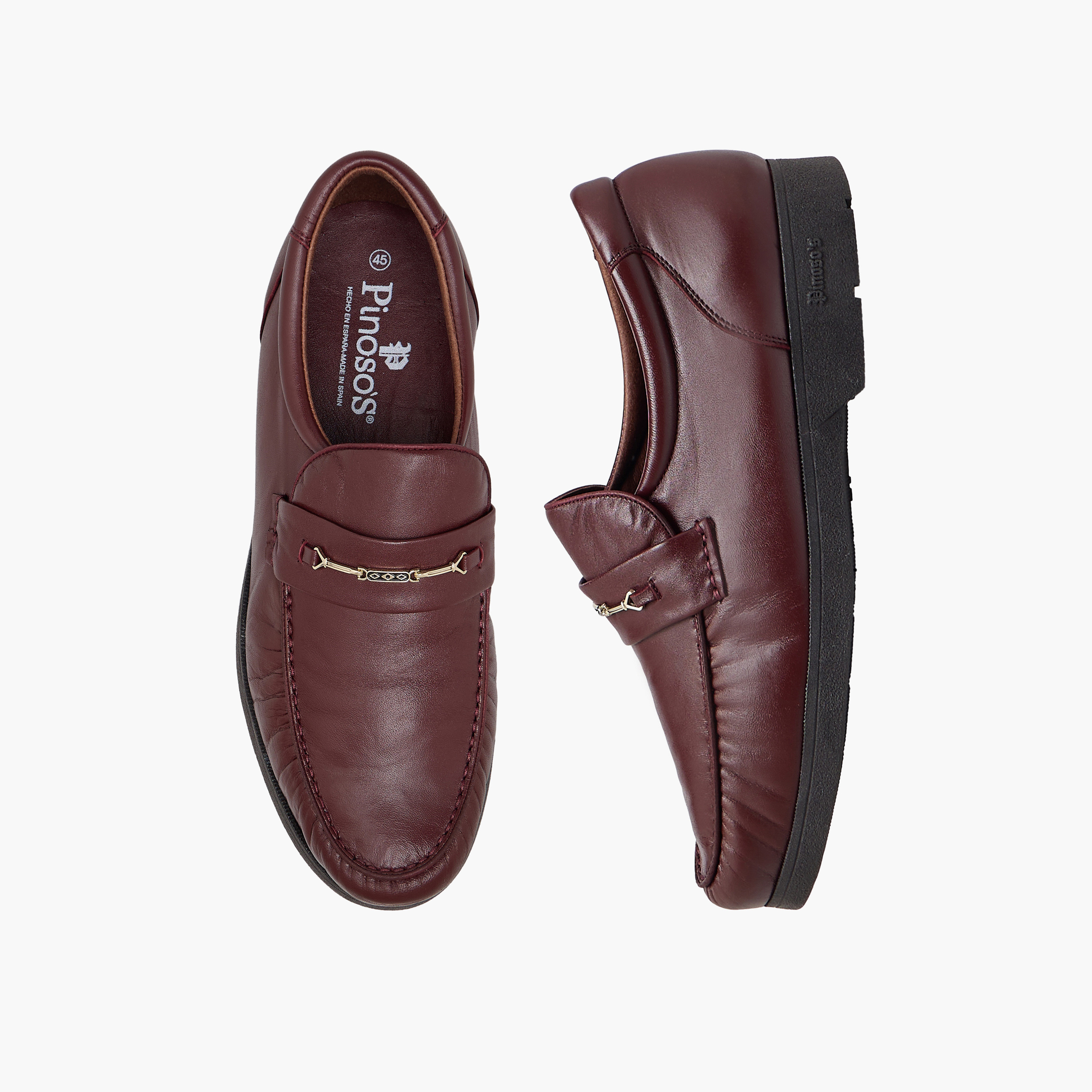 Pinosos Men Genuine Leather Slip-On Loafers-men-shoes-loafersandmoccasins-image-1