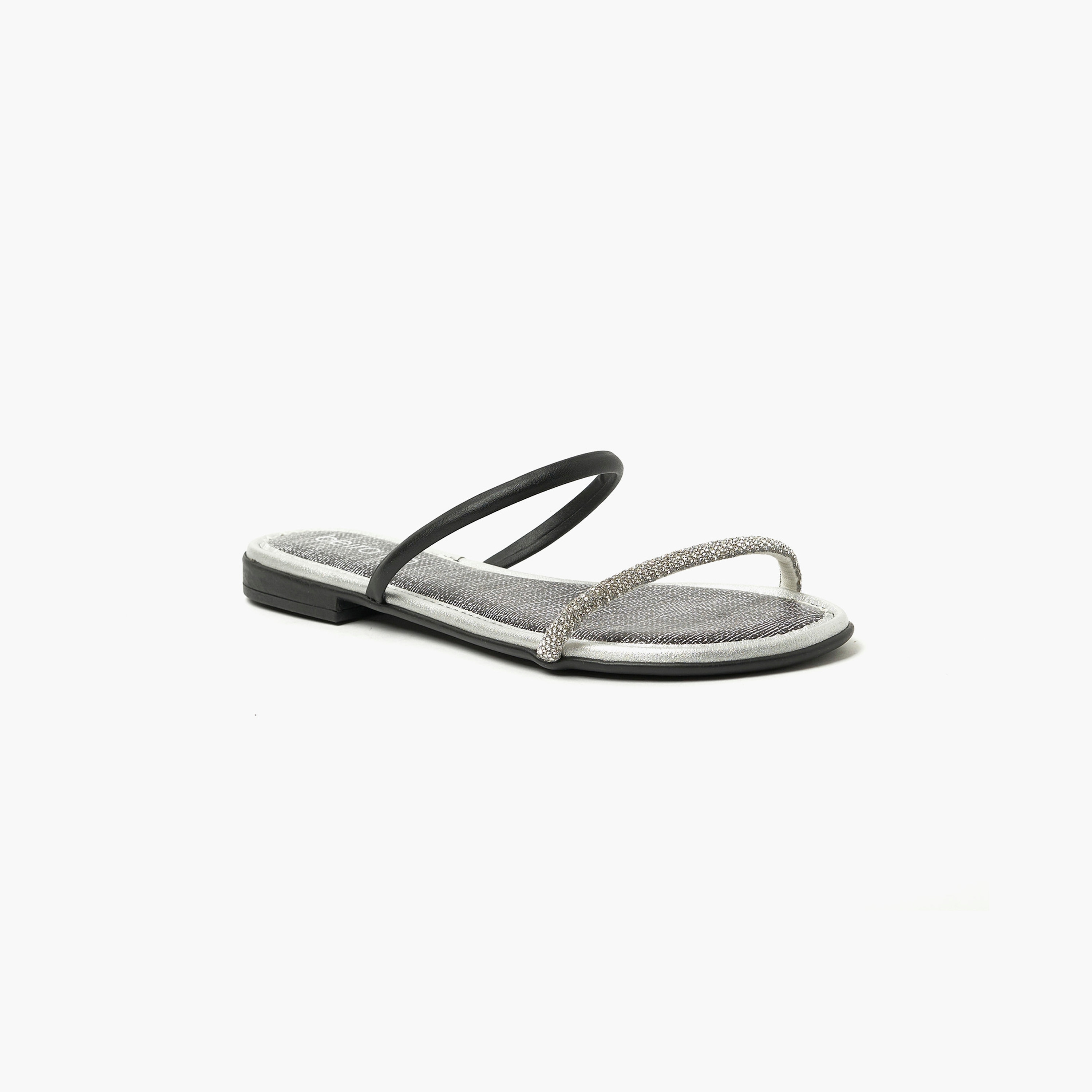 صندل نسائي شرائح مسطح مع لمسة من الكريستال من بيرا ريو | 8427-219-26421-women-shoes-sandals-flats-image-1