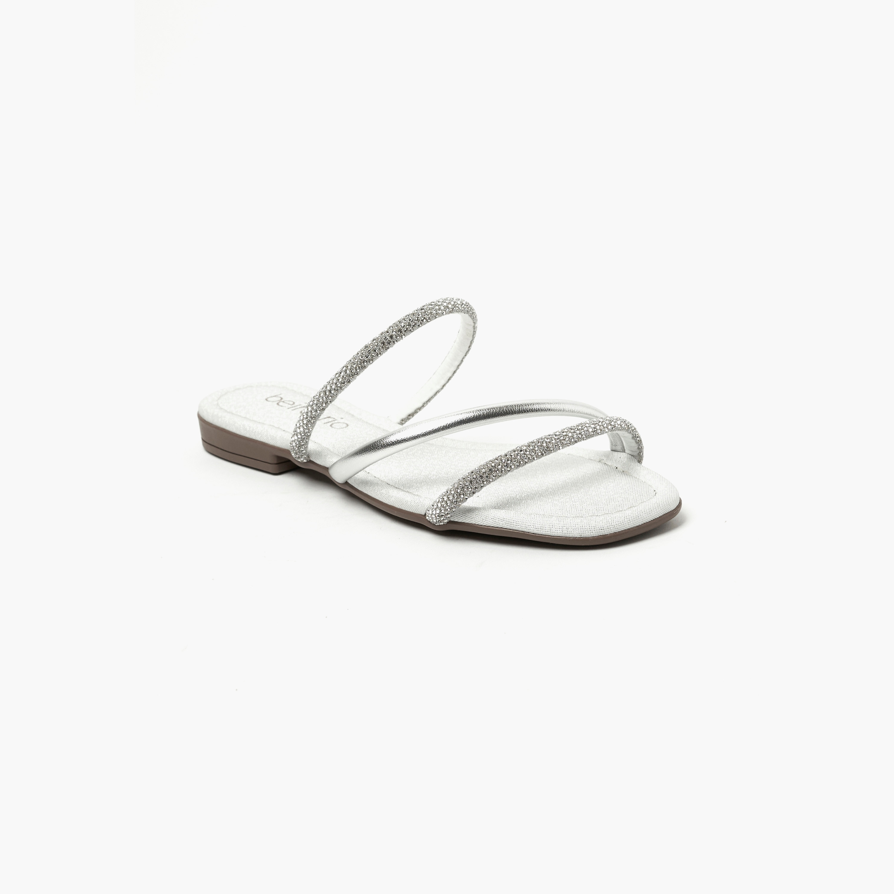 صندل نسائي شرائح مسطح مع لمسة من الكريستال من بيرا ريو | 8431-213-25120-women-shoes-sandals-flats-image-1